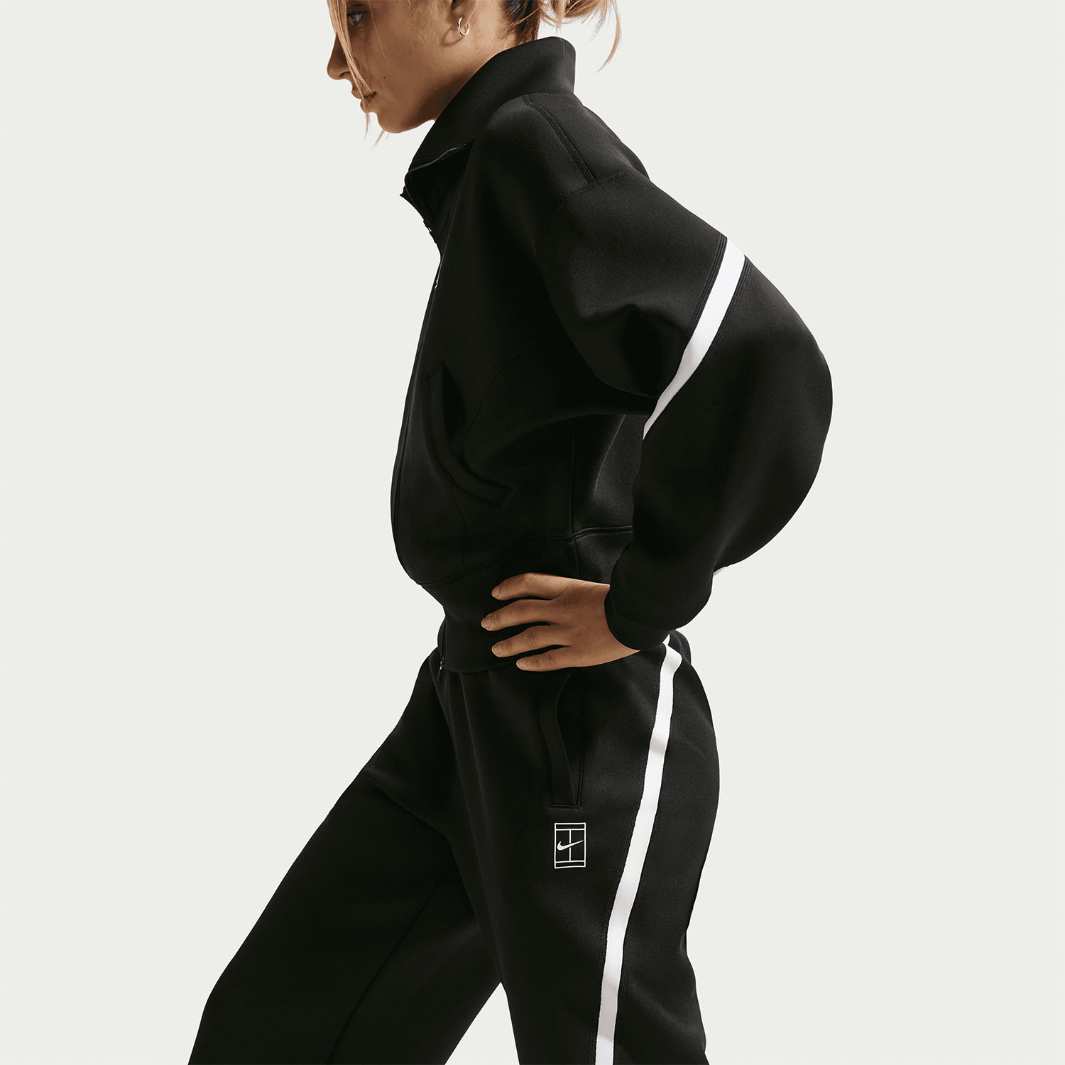 Nike Court Advantage Pantaloni - Black/White