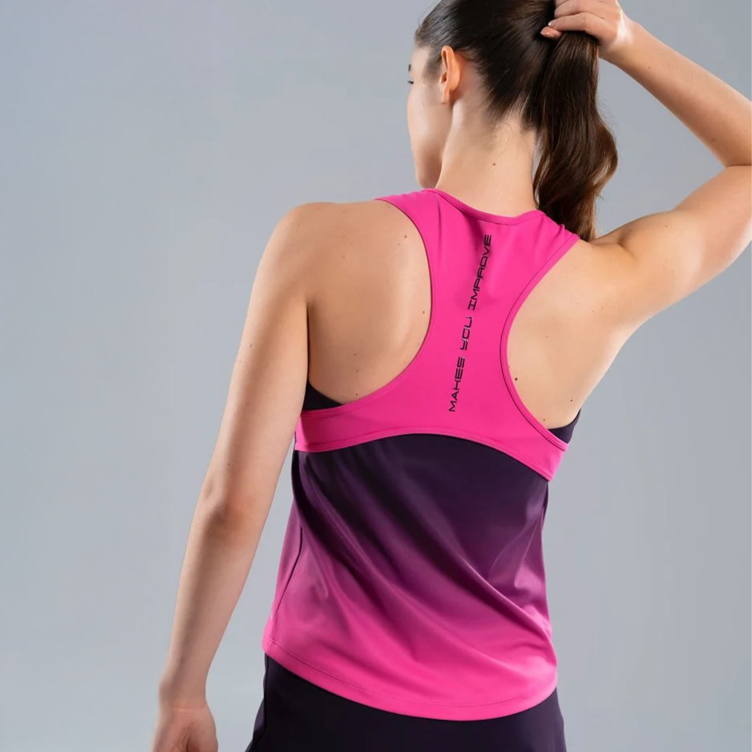 NOX Pro Logo Top - Blackberry/Rose Degraded