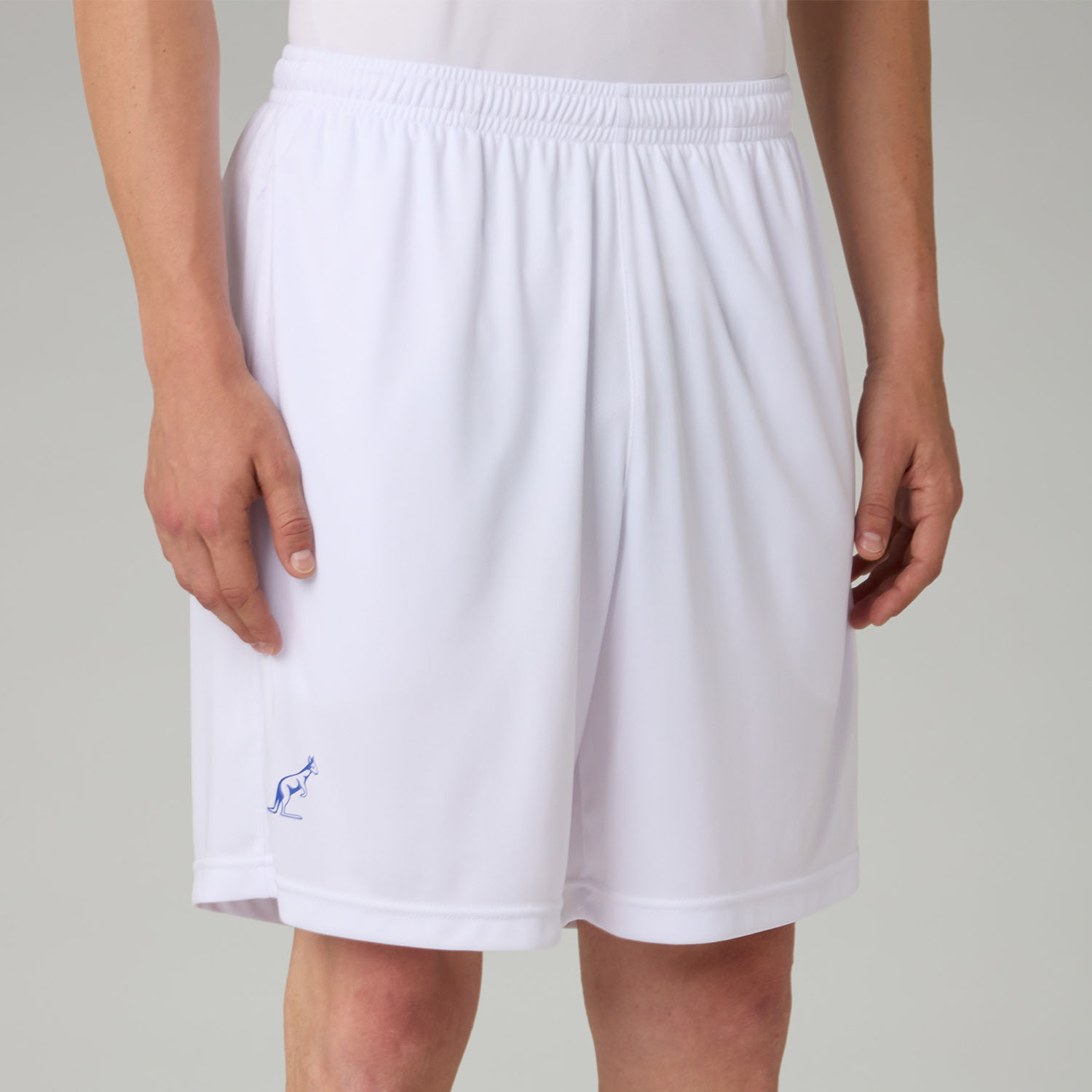 Australian Ace Logo Classic 8in Shorts - Bianco/Blu