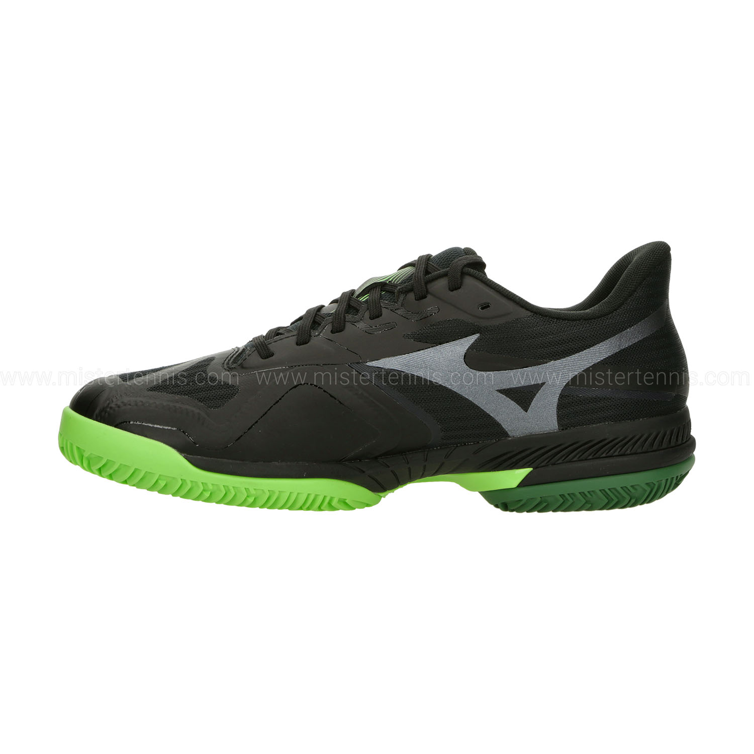 Mizuno Wave Exceed Court Padel - Black/Foliage Green/Glowing Apple