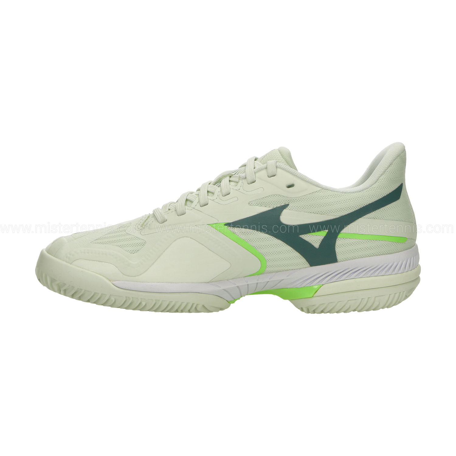 Mizuno Wave Exceed Court Padel - Phantom Green/White/Glowing Apple