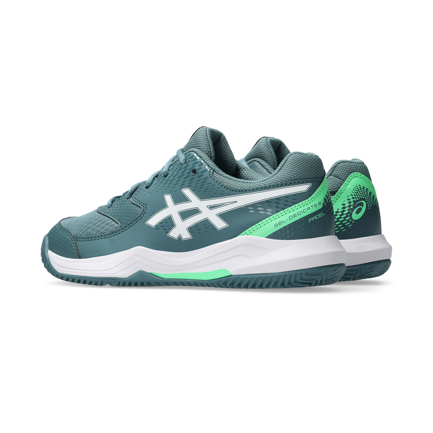 ASICS Gel Dedicate 8 GS Padel Junior - Misty Pine/White