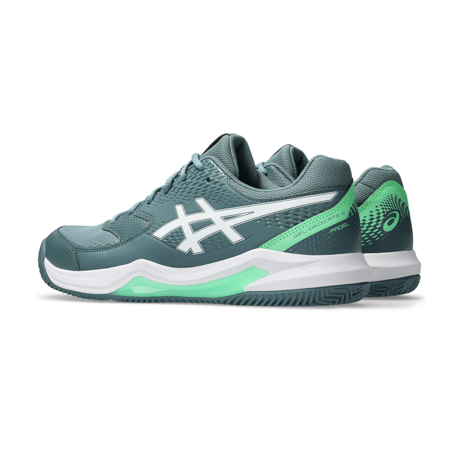 ASICS Gel Dedicate 8 Padel - Misty Pine/White