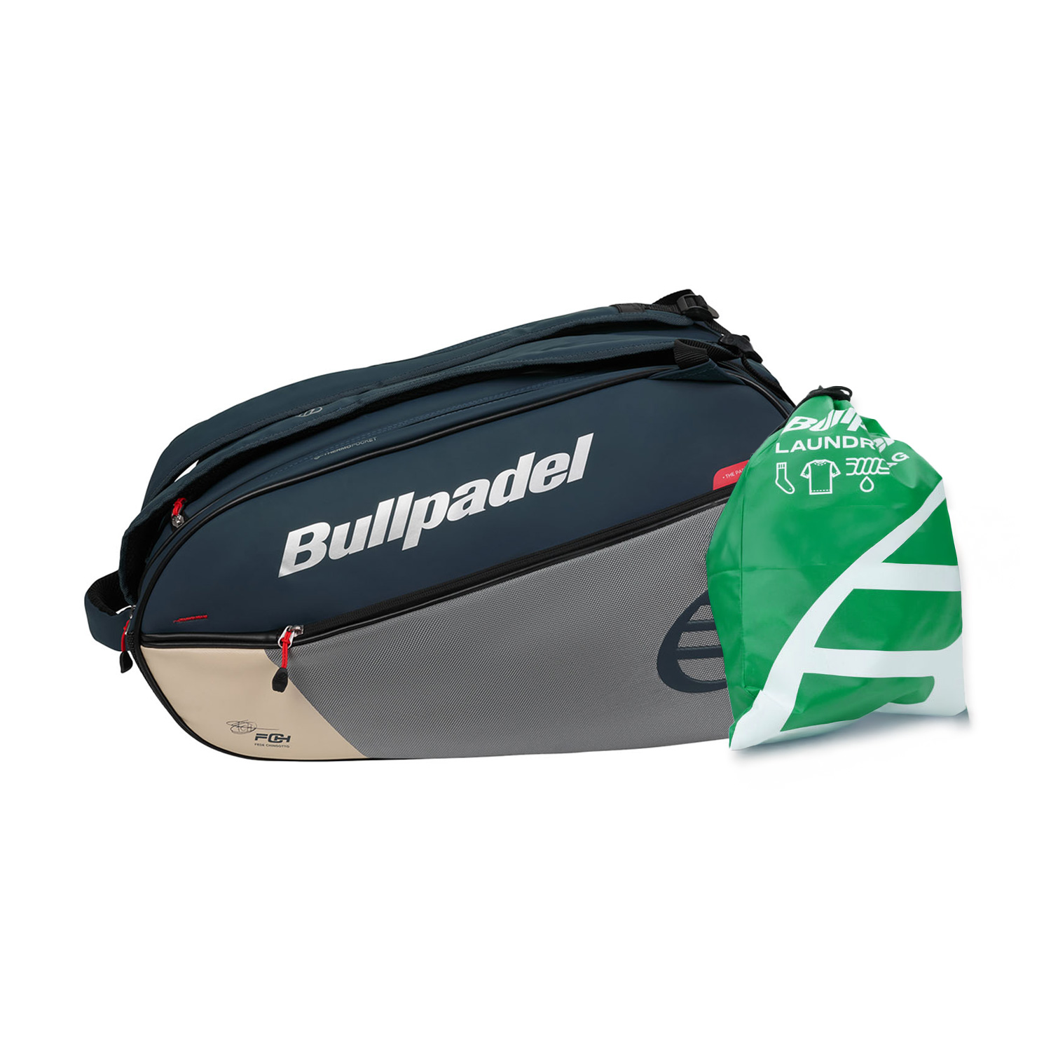 Bullpadel Neuron Logo Bag - Gris Oscuro