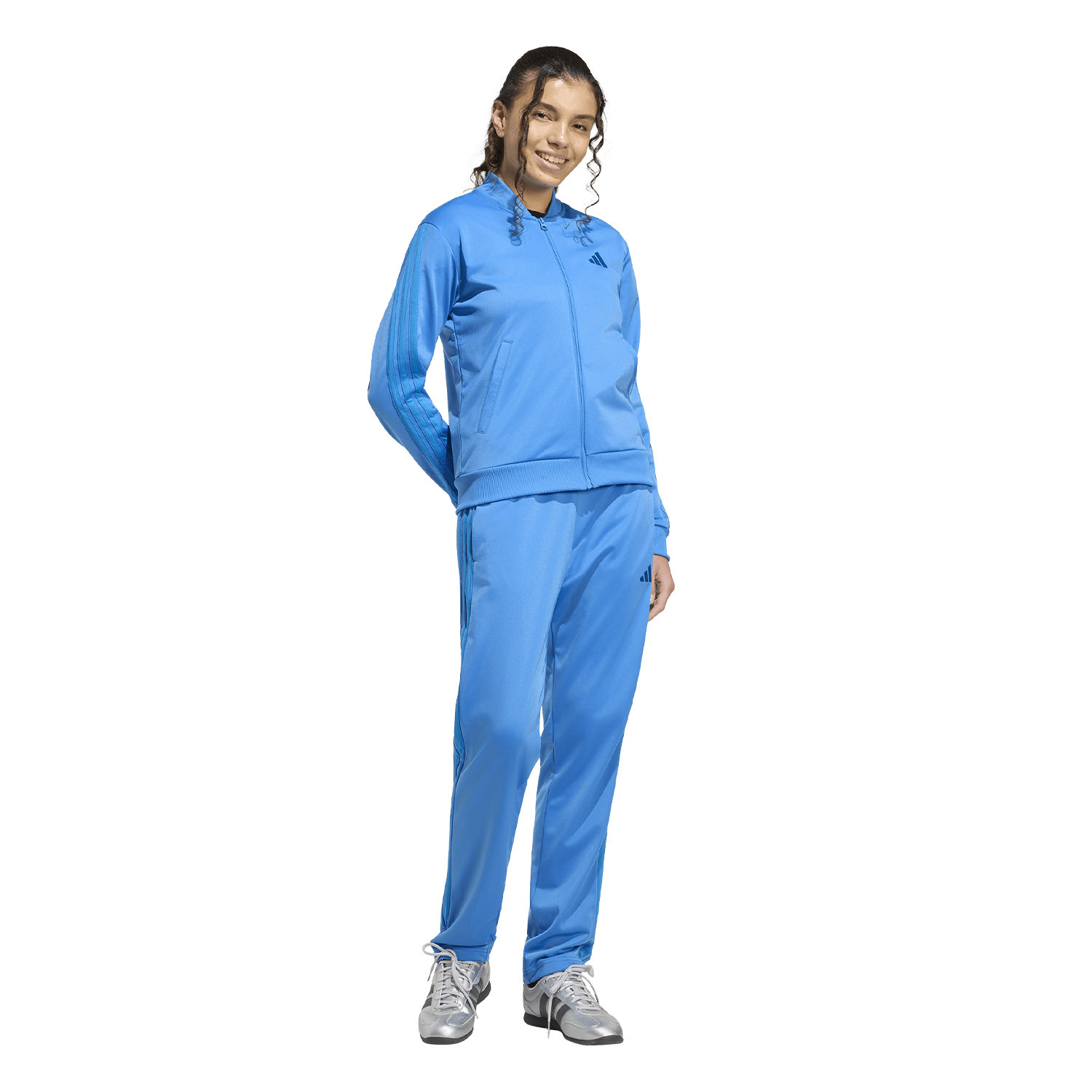 adidas Essentials 3S Tracksuit - Ray Blue