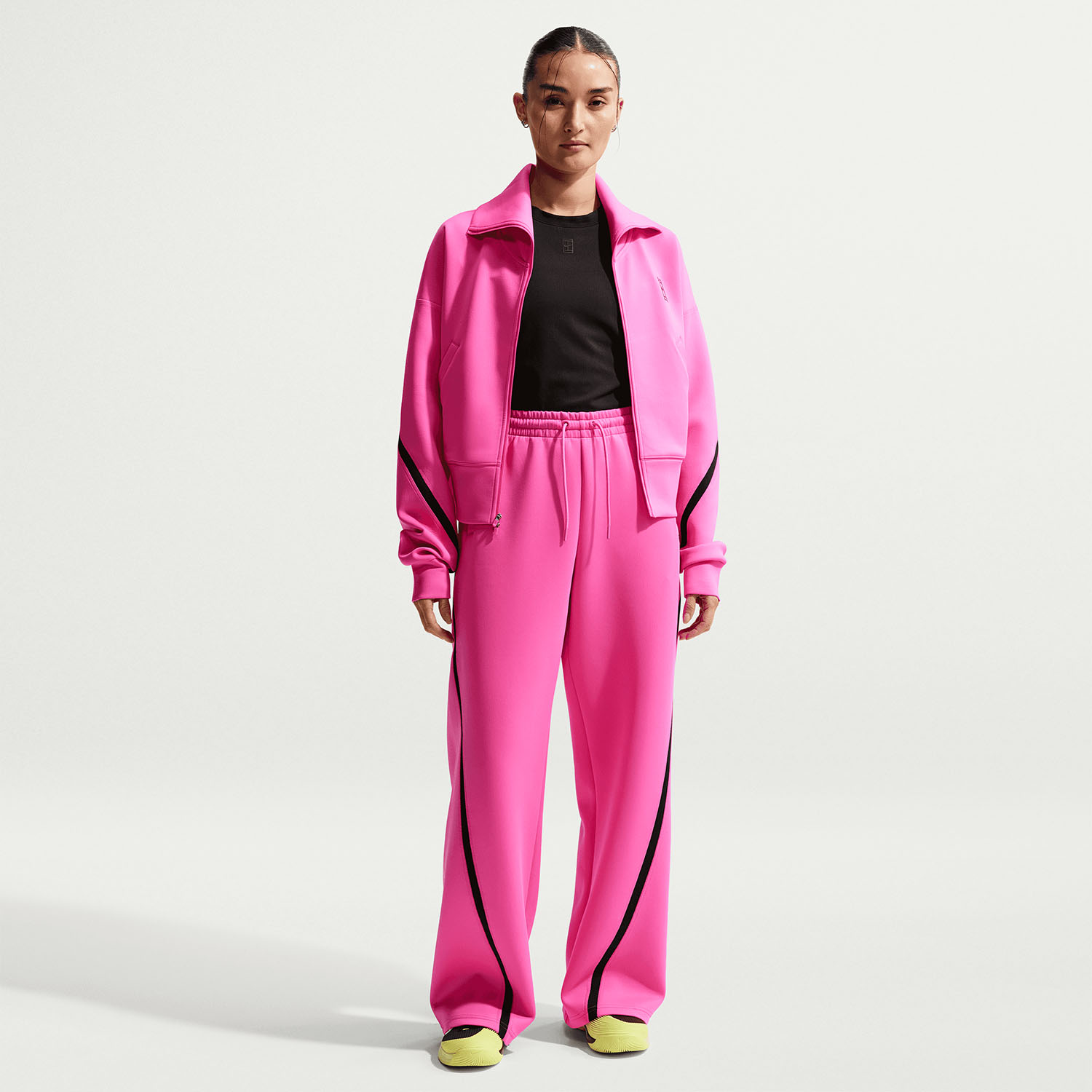 Nike Court Advantage Jacket - Laser Fuchsia/Black