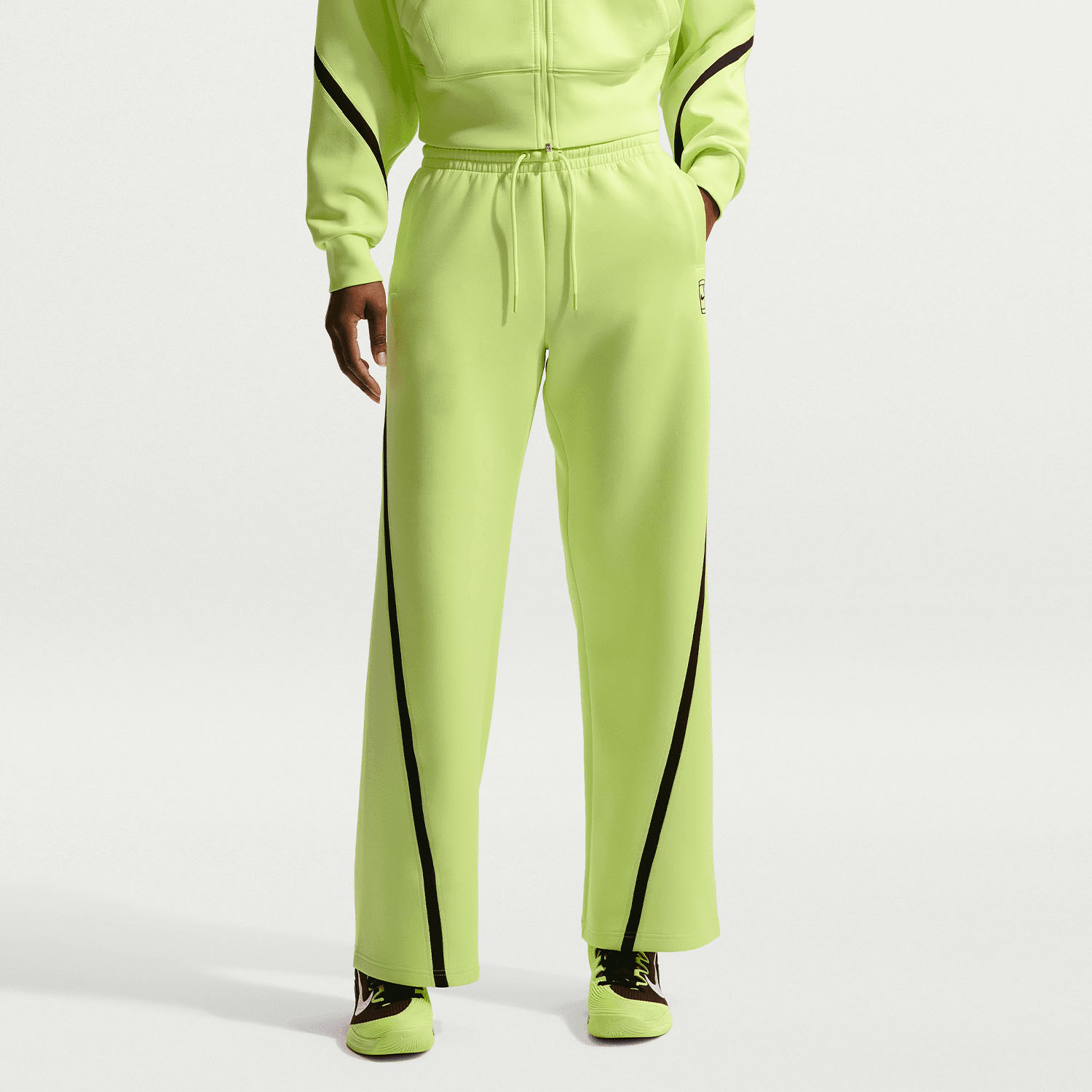 Nike Court Advantage Pants - Light Lemon Twist/Black