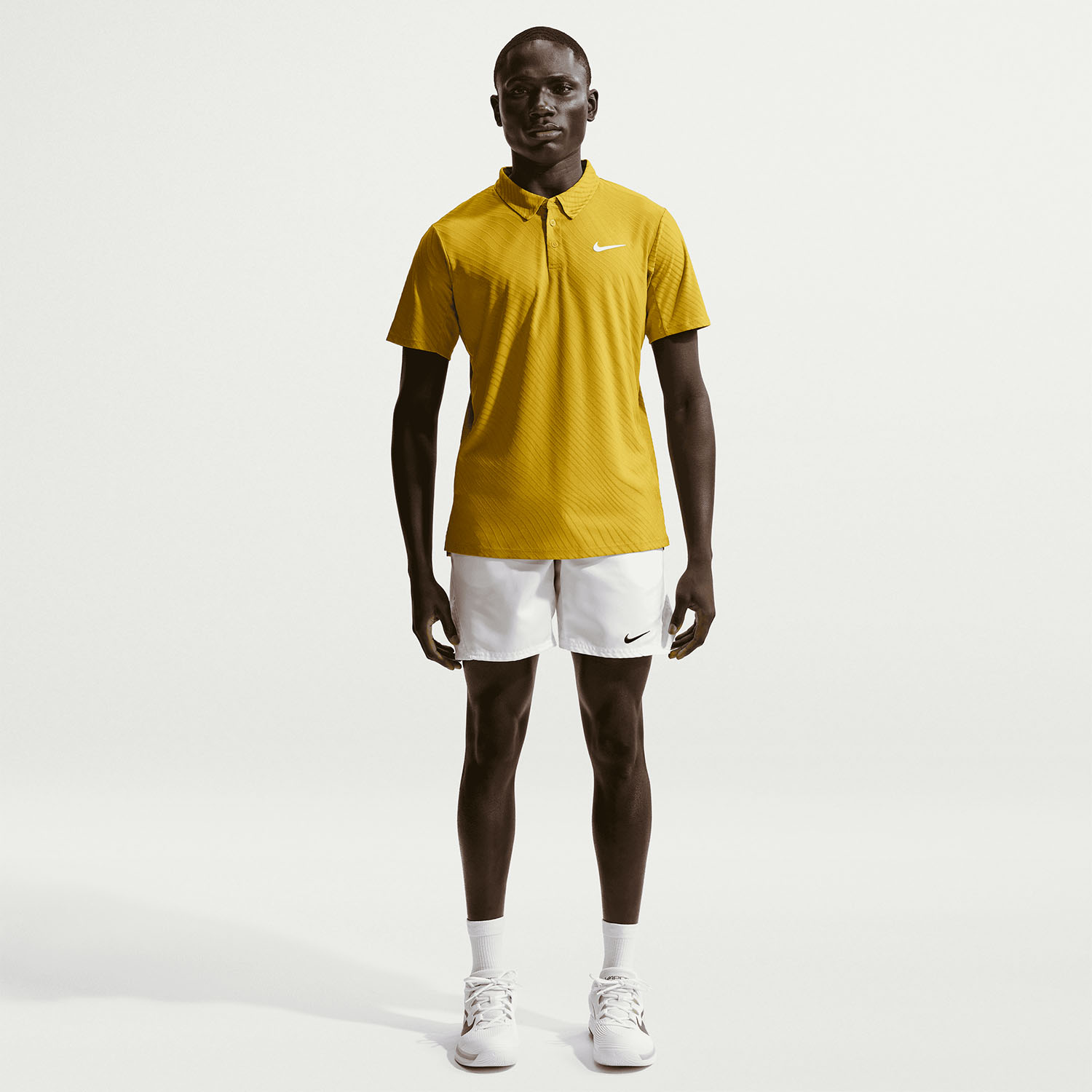 Nike Court Slam Pro Polo - Saffron Quartz/White