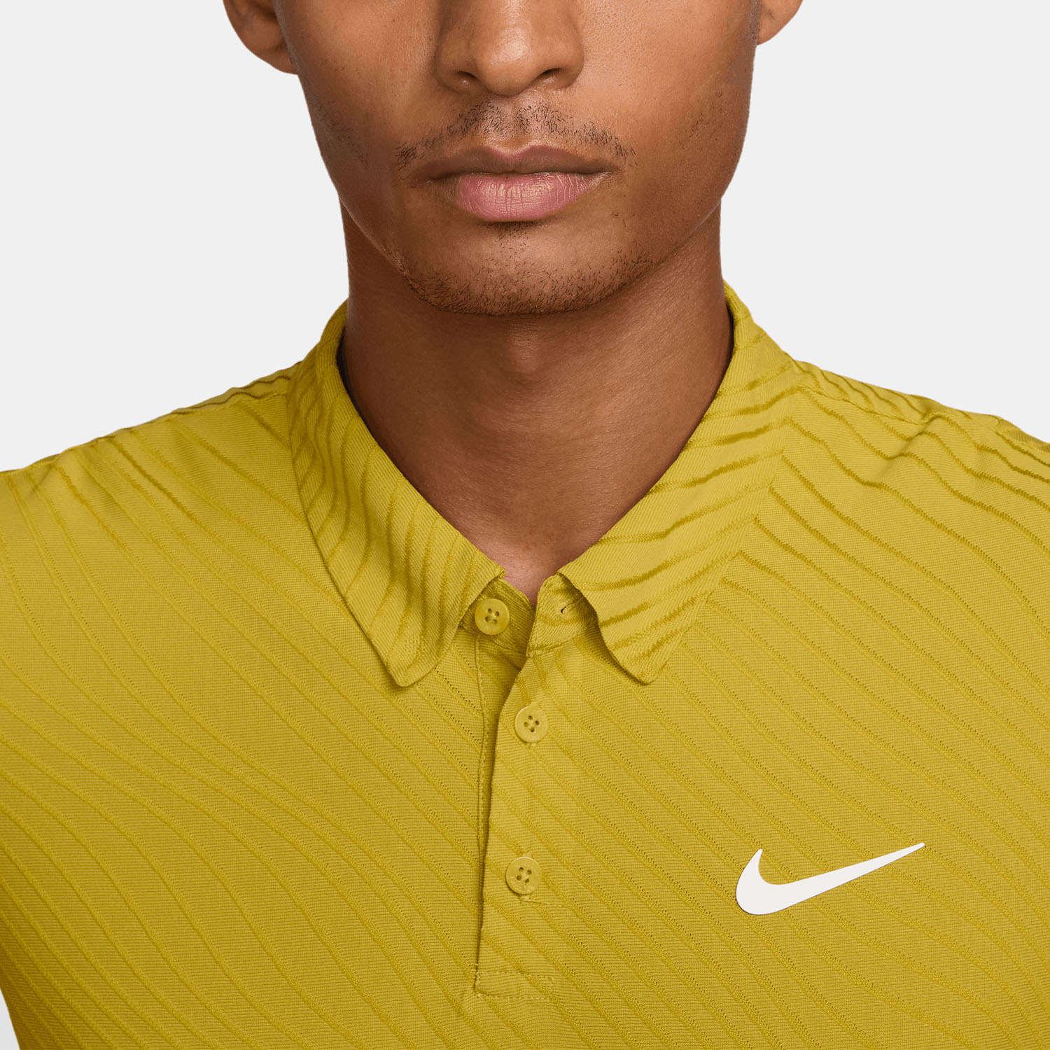 Nike Court Slam Pro Polo - Saffron Quartz/White