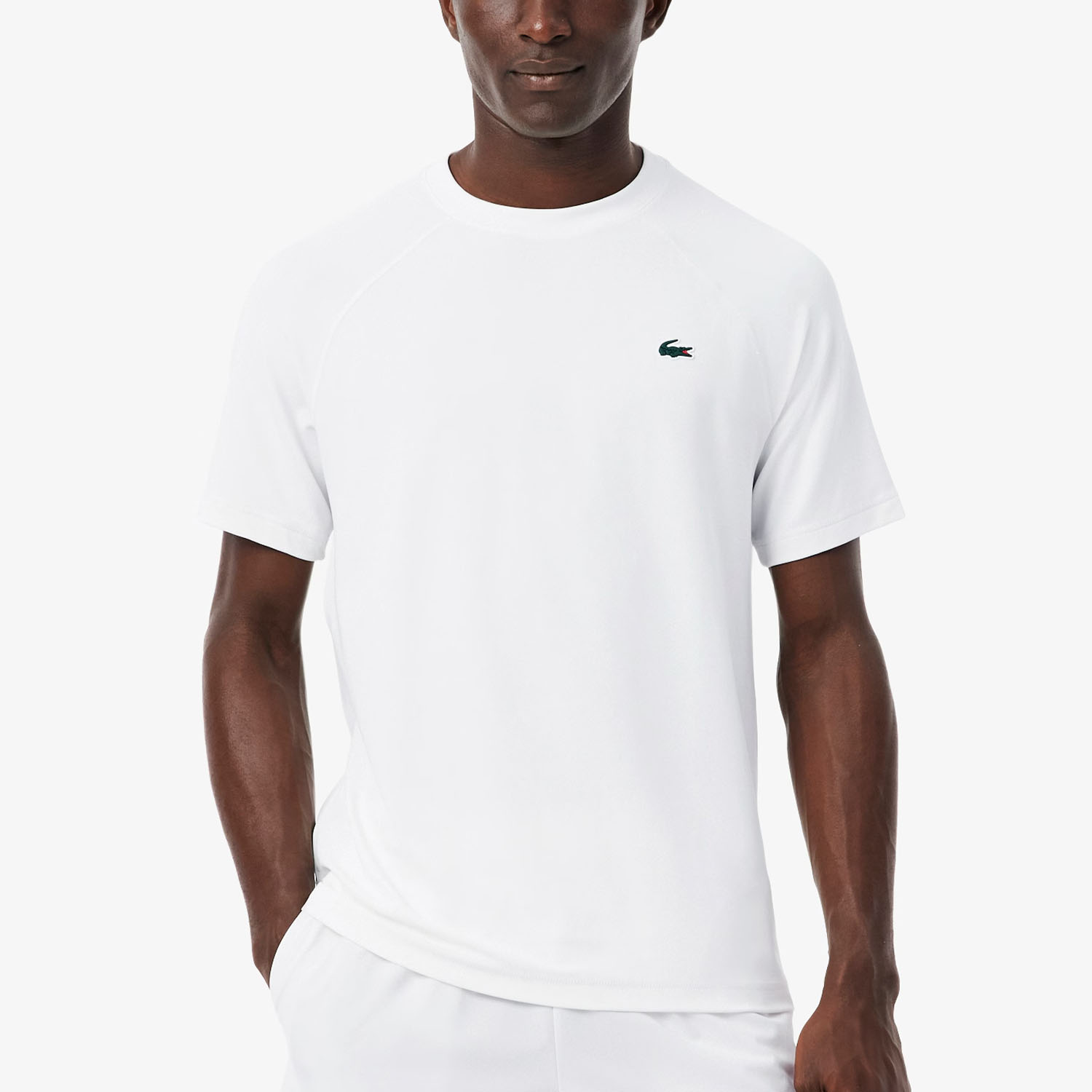 Lacoste Ultra Dry Stretch T-Shirt - Blanc