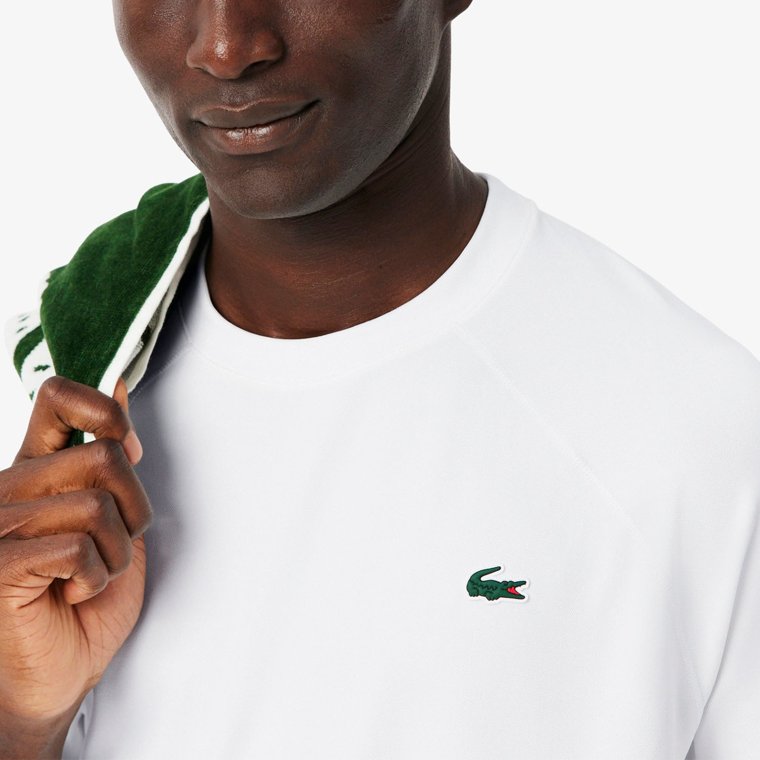 Lacoste Ultra Dry Stretch T-Shirt - Blanc