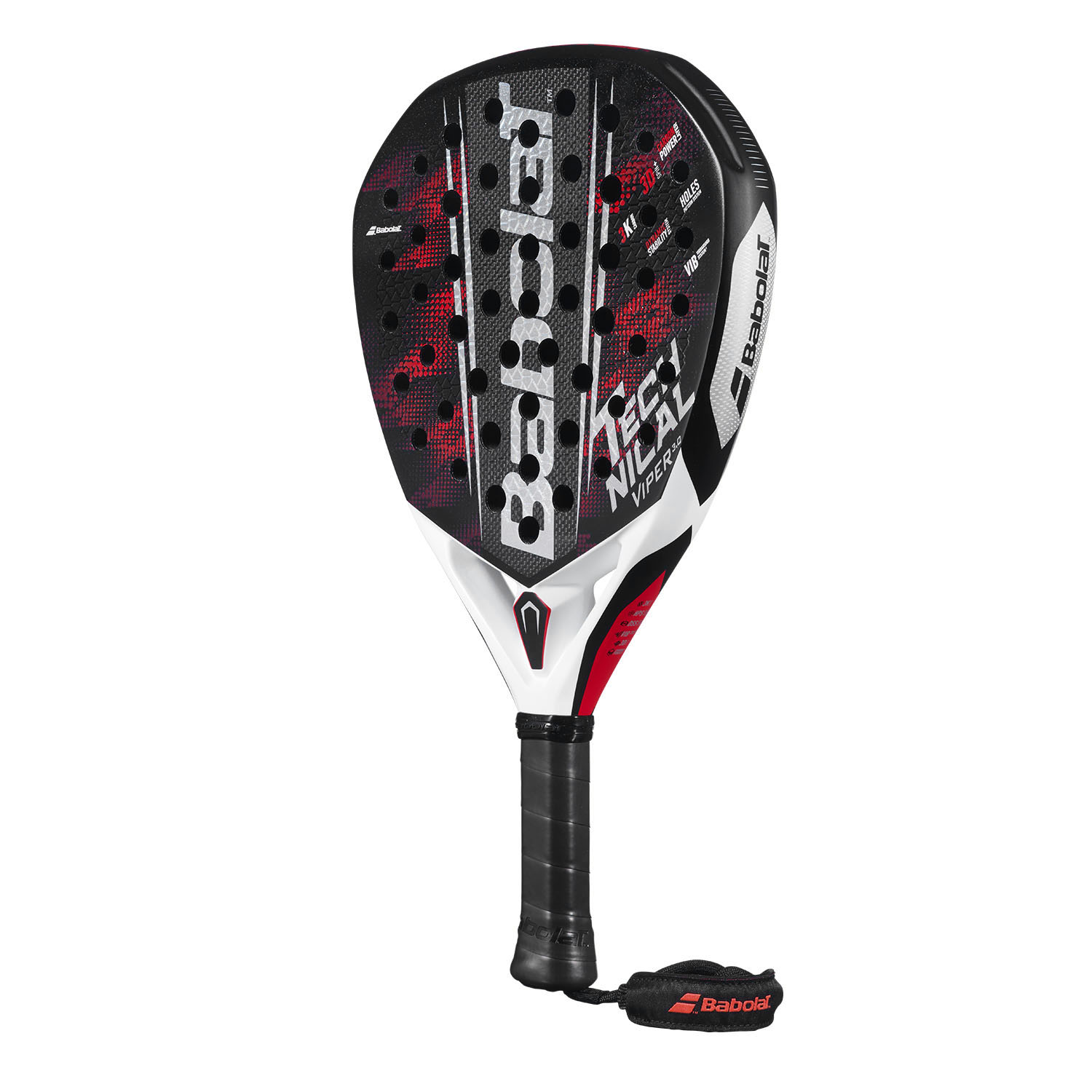 Babolat Technical Viper 3.0 Padel - Black/Red/Silver