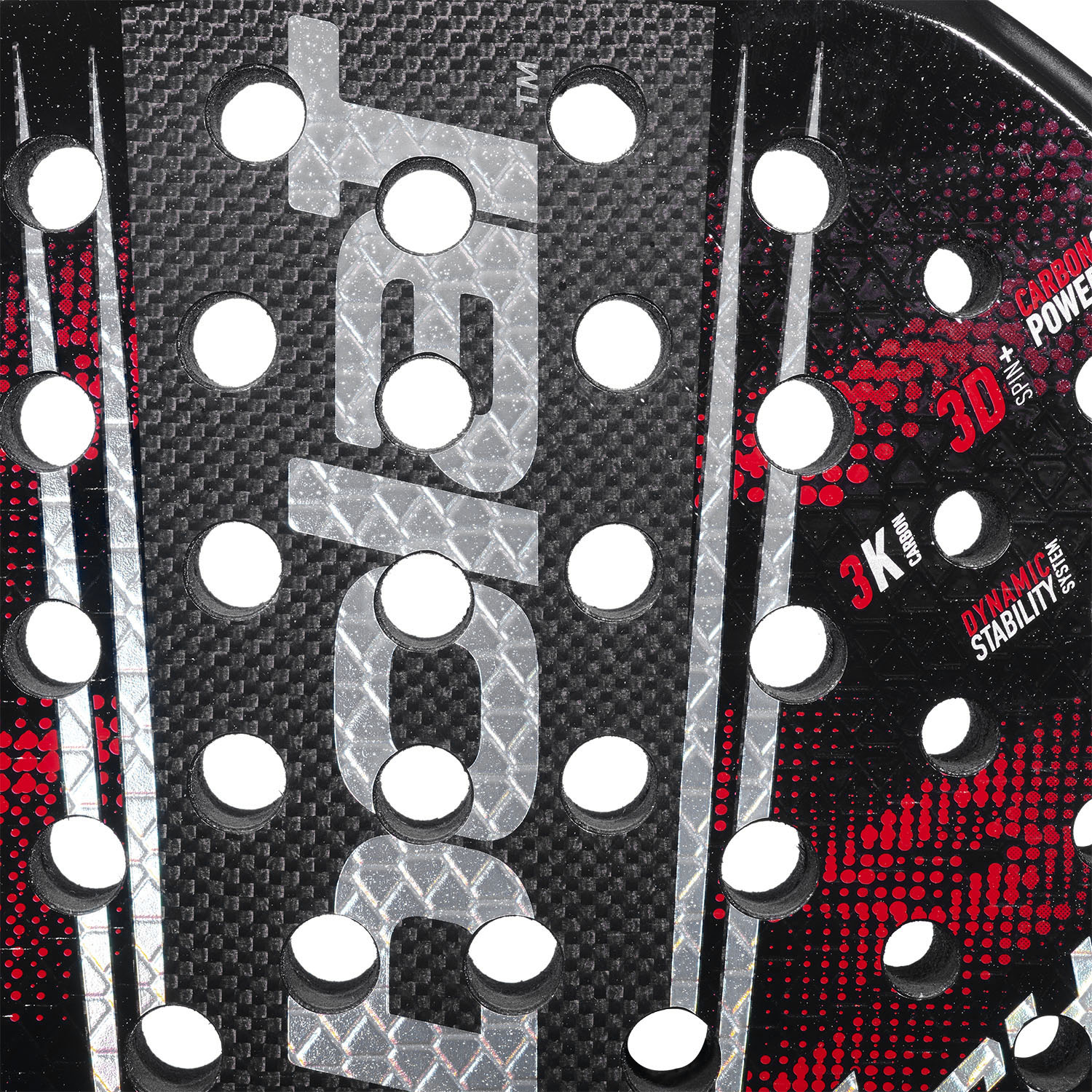 Babolat Technical Viper 3.0 Padel - Black/Red/Silver