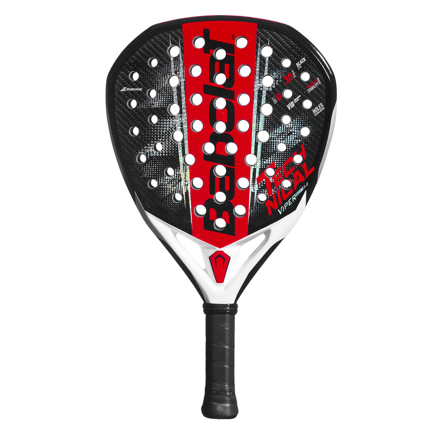 Babolat Technical Viper Soft 3.0 Padel - Black/Red