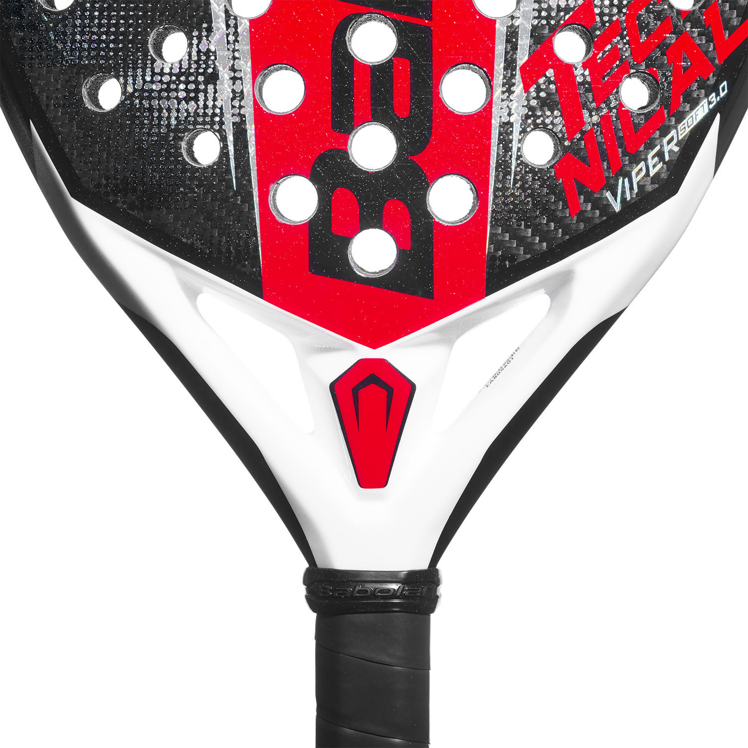 Babolat Technical Viper Soft 3.0 Padel - Black/Red