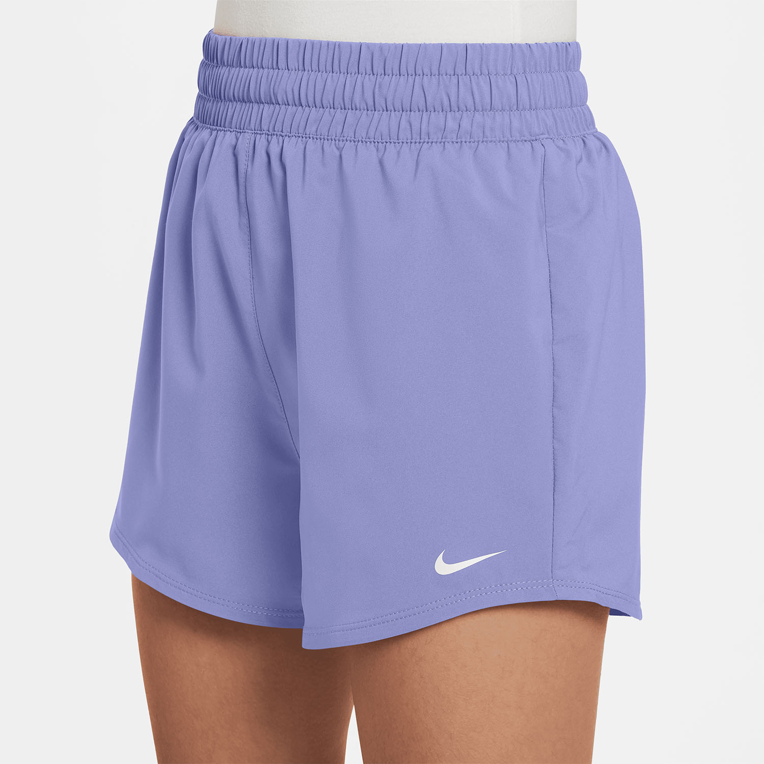 Nike Dri-FIT One 3in Shorts Girl - Light Thistle/White