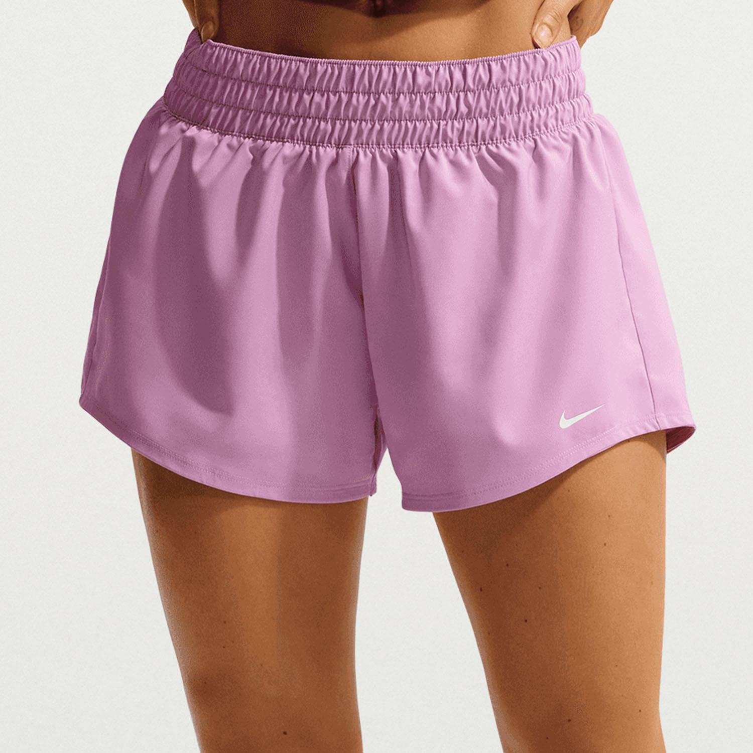 Nike One 3in Shorts - Light Magenta/White