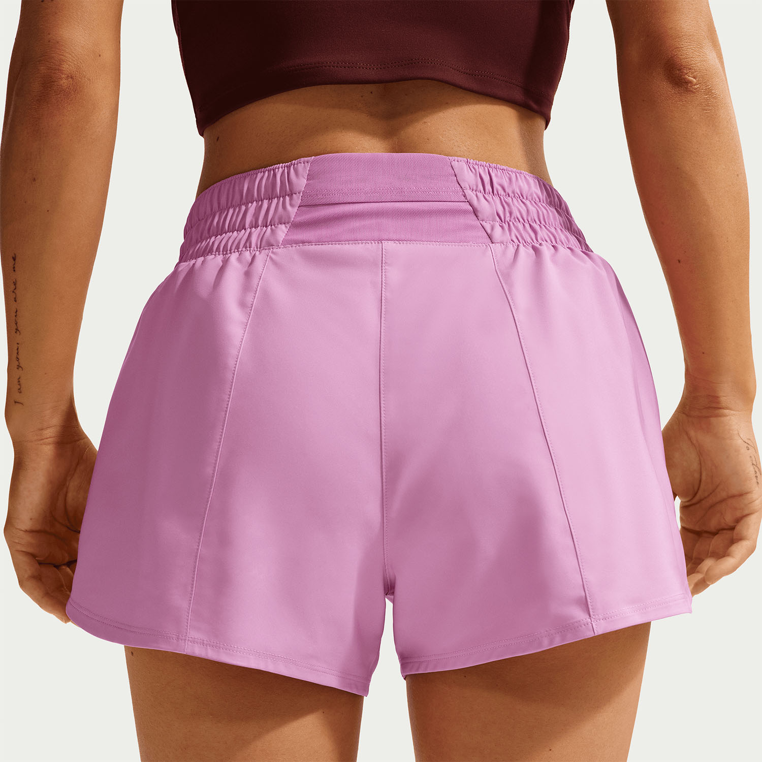 Nike One 3in Shorts - Light Magenta/White
