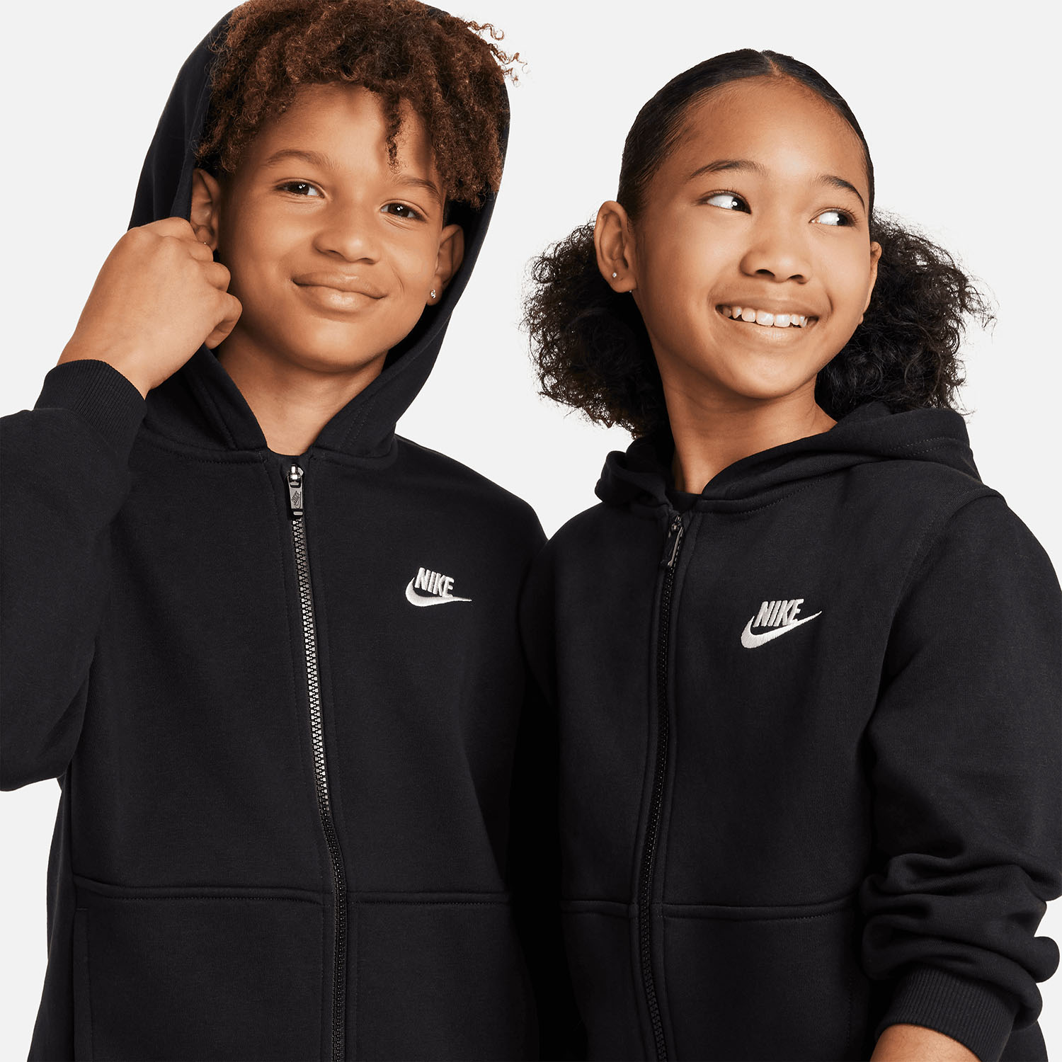 Nike Club Sudadera Niños - Black/White