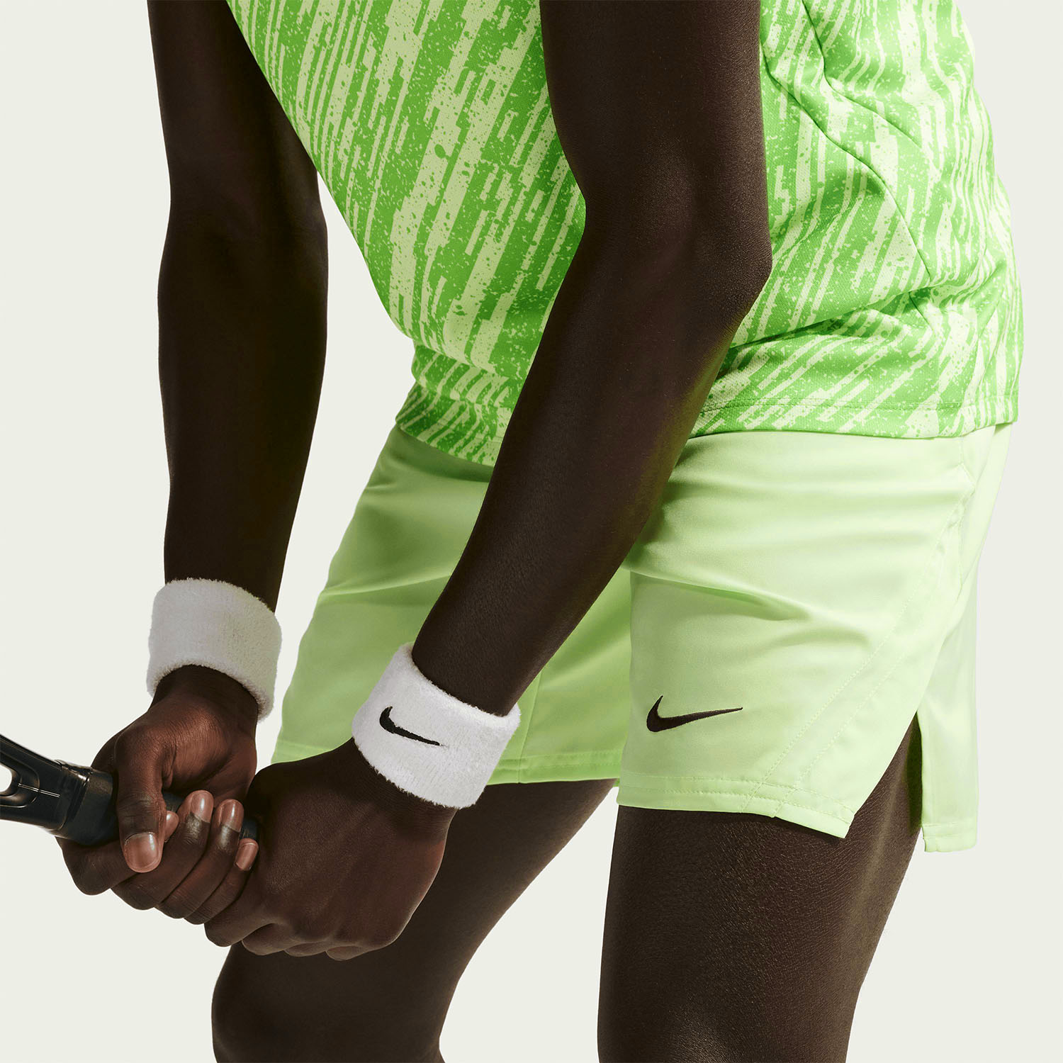 Nike Court Dri-FIT Victory 7in Shorts - Light Liquid Lime/Black