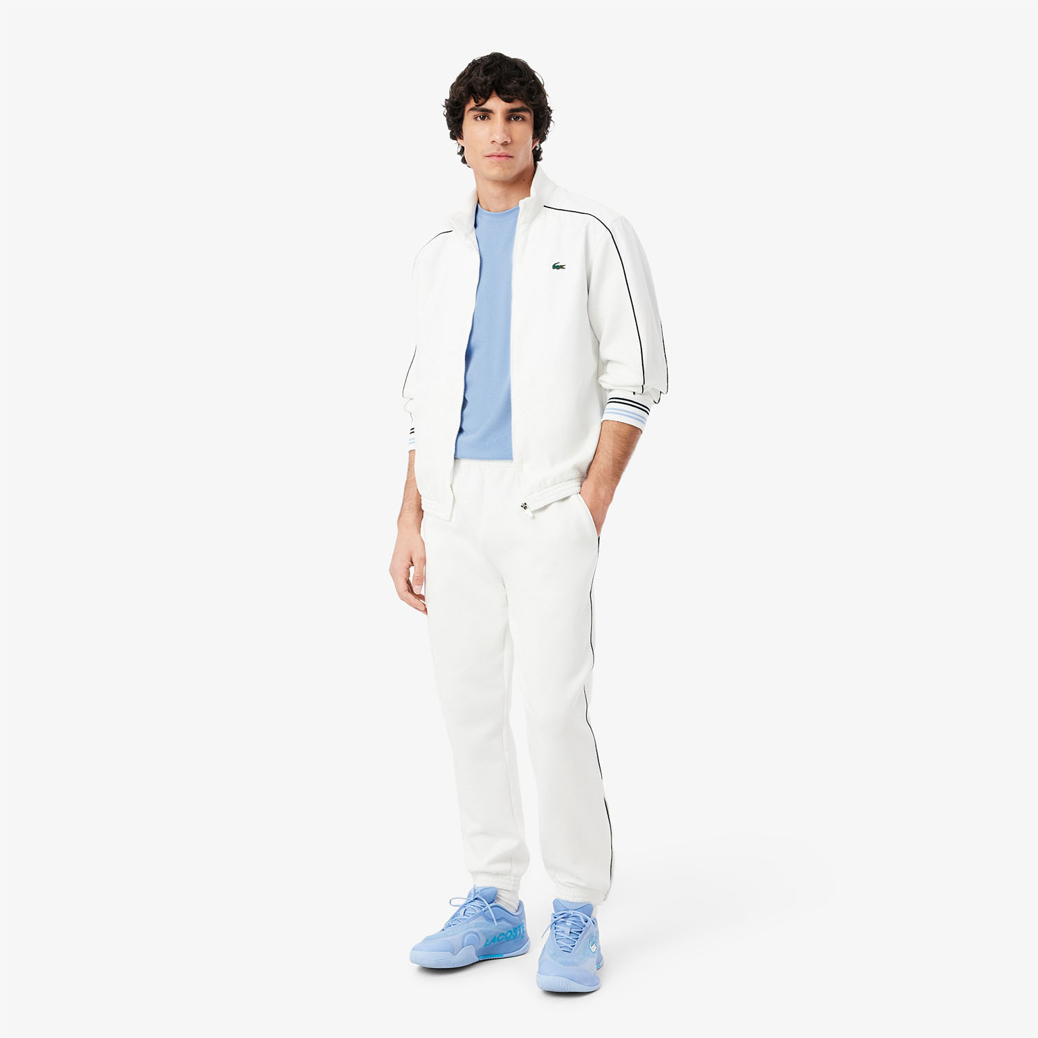 Lacoste X Daniil Medvedev T-Shirt - Bleu Clair