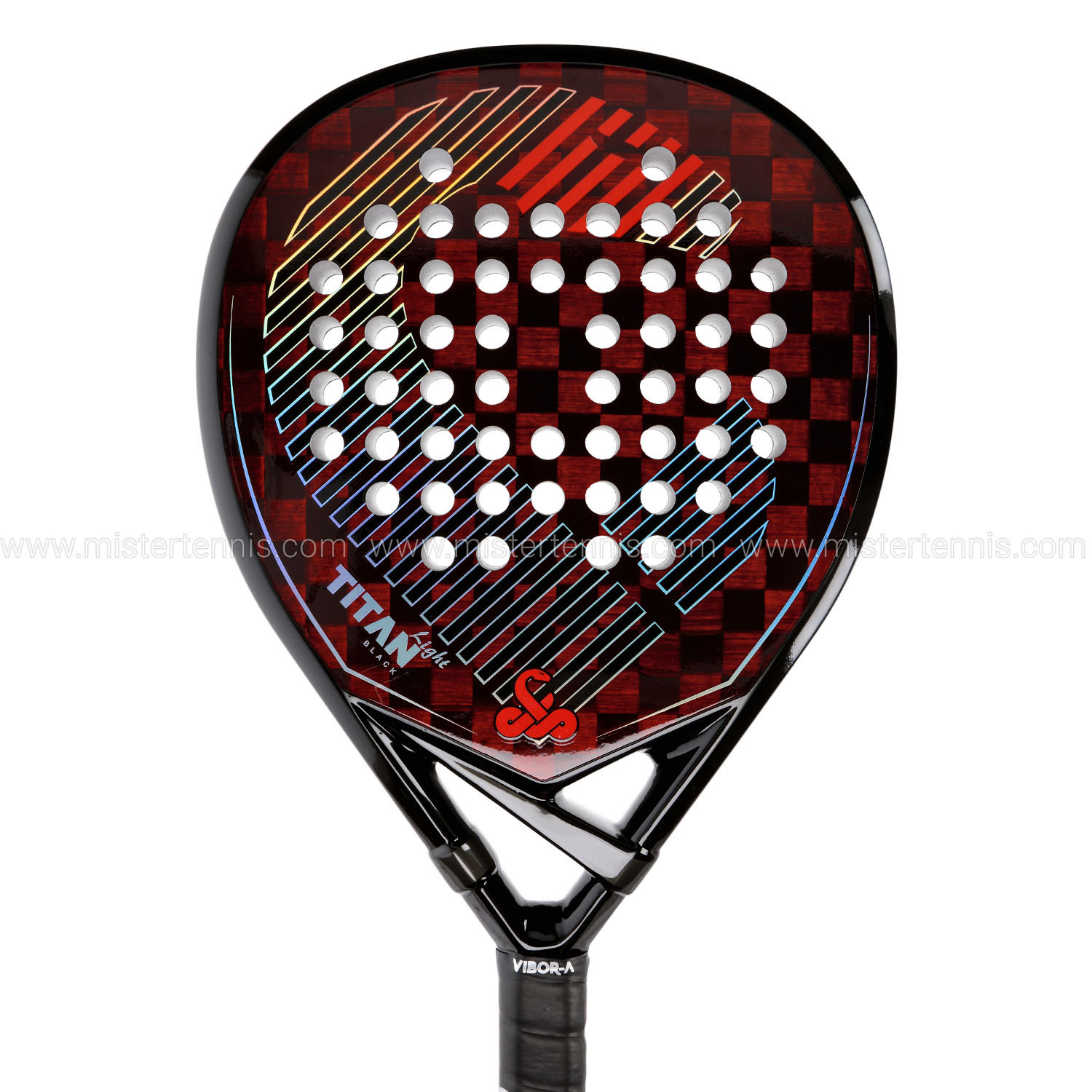 Vibor-A Titan Light Padel - Black/Red