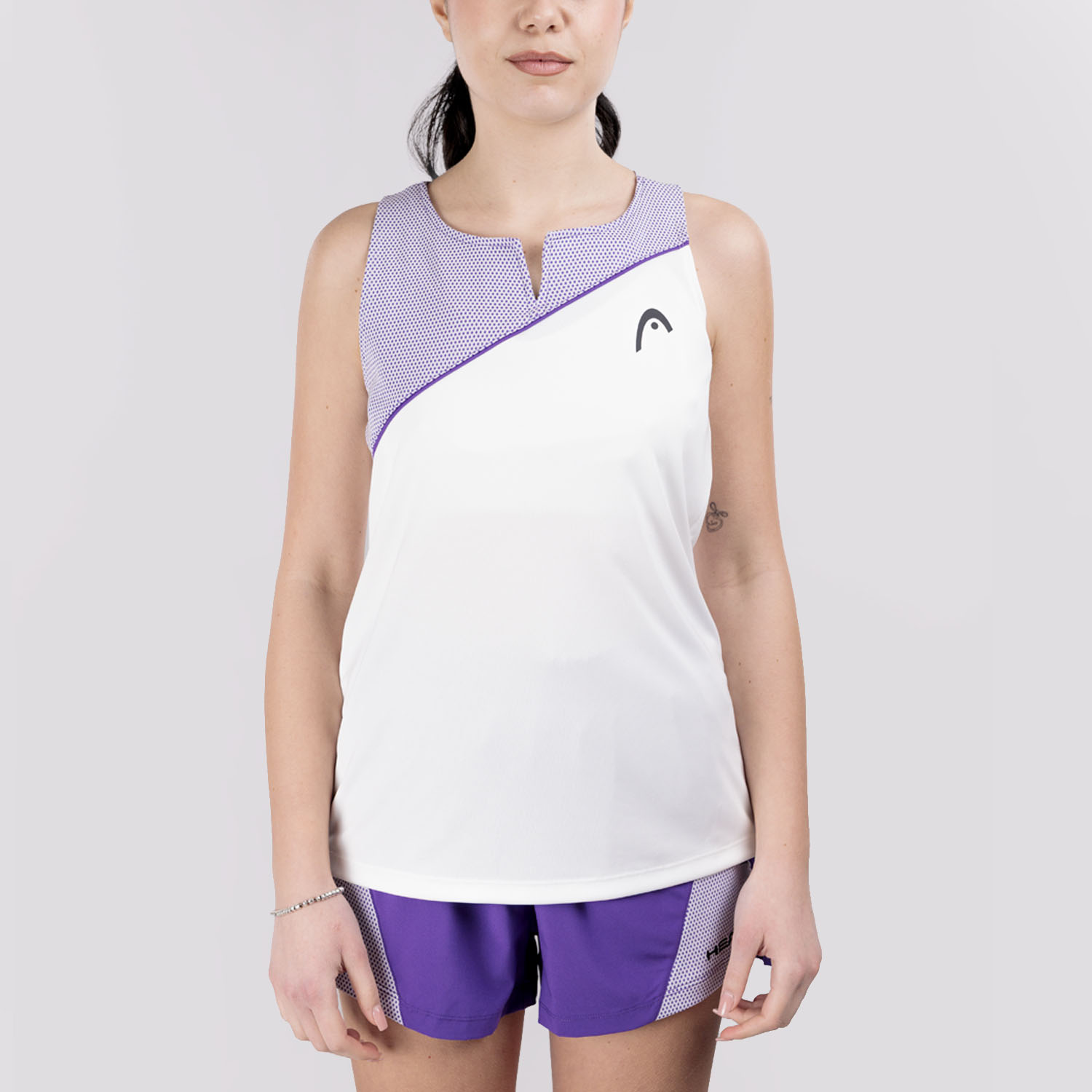 HEAD Spirit Performance Tank - White/Purple