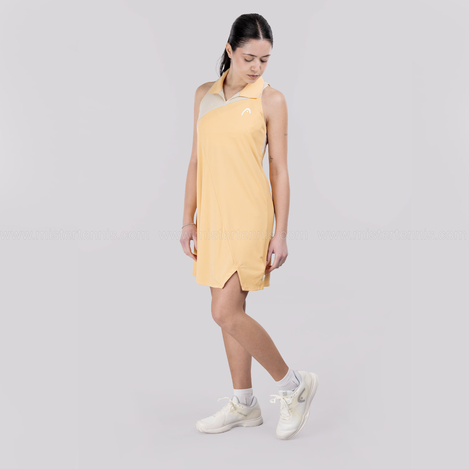 HEAD Spirit Vestido - Apricot/Light Blue