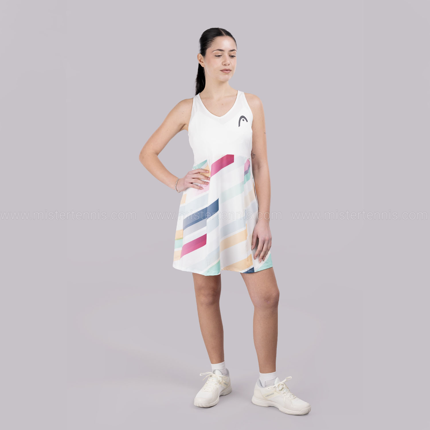HEAD Pro Vestido - White/Apricot