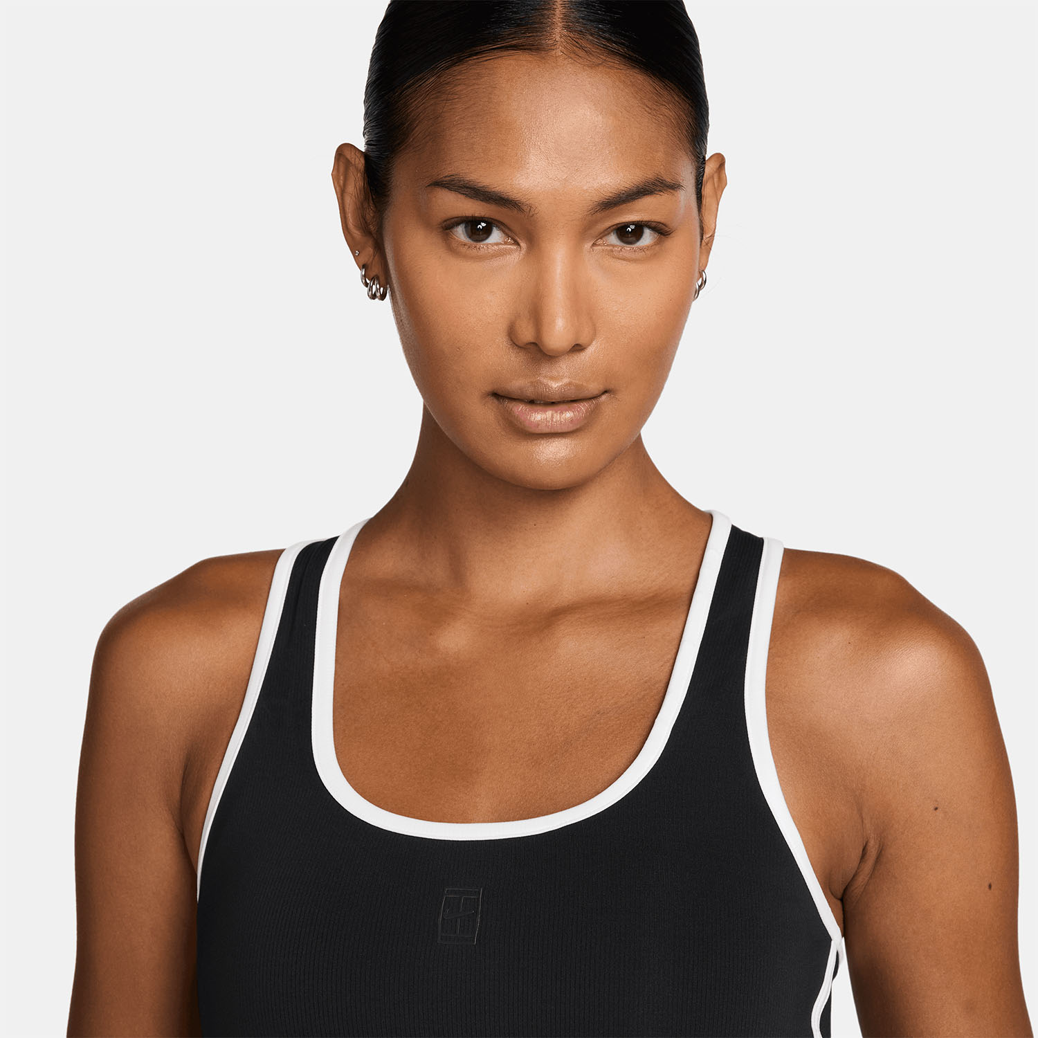 Nike Court Dri-FIT Advantage Dress - Black/White