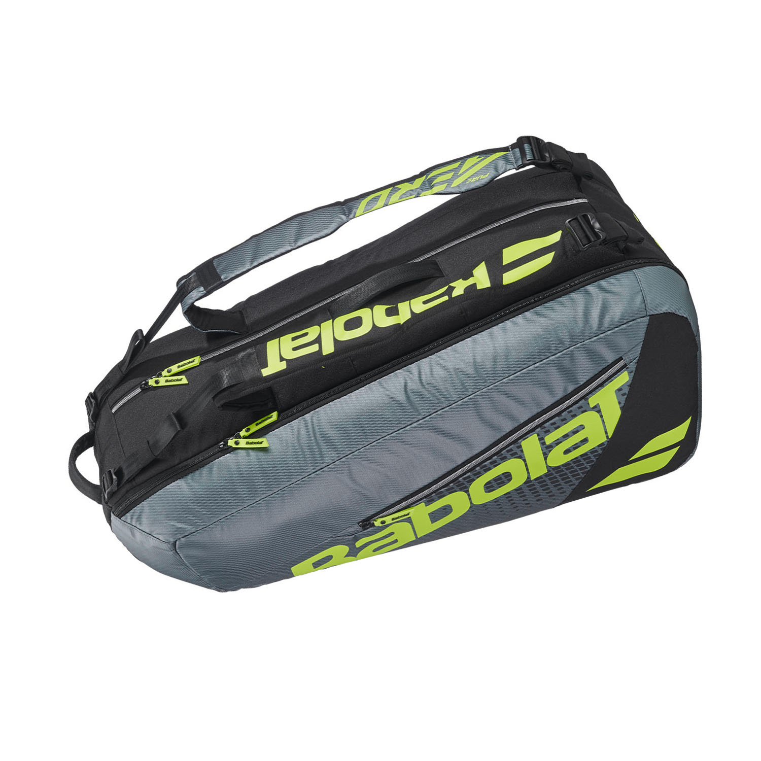 Babolat Pure Aero x 6 Bolsas - Metallic Grey/Black/Fluo Yellow