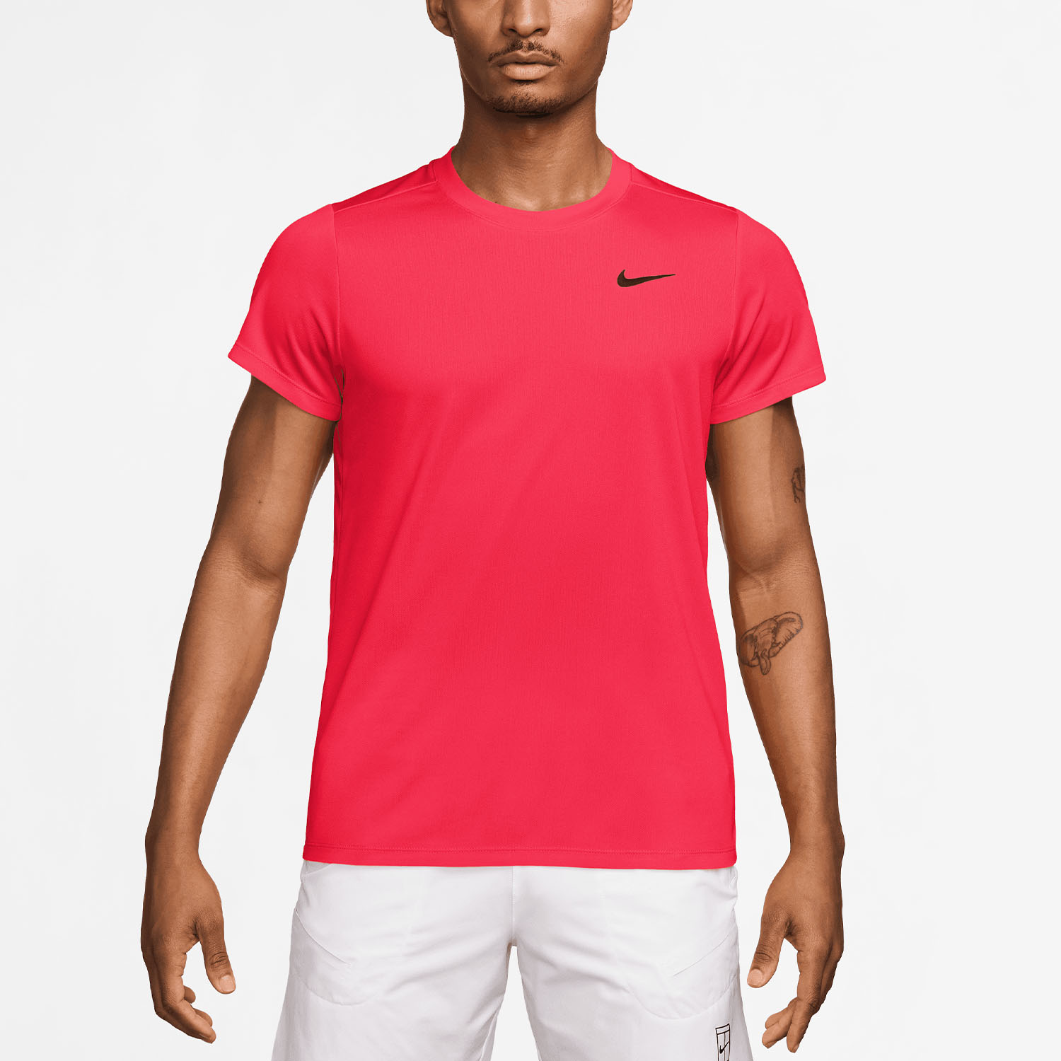 Nike Court Victory T-Shirt - Bright Crimson/Black