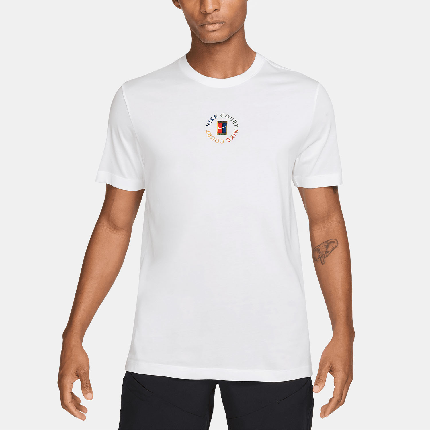 Nike Court Dri-FIT Heritage T-Shirt - White