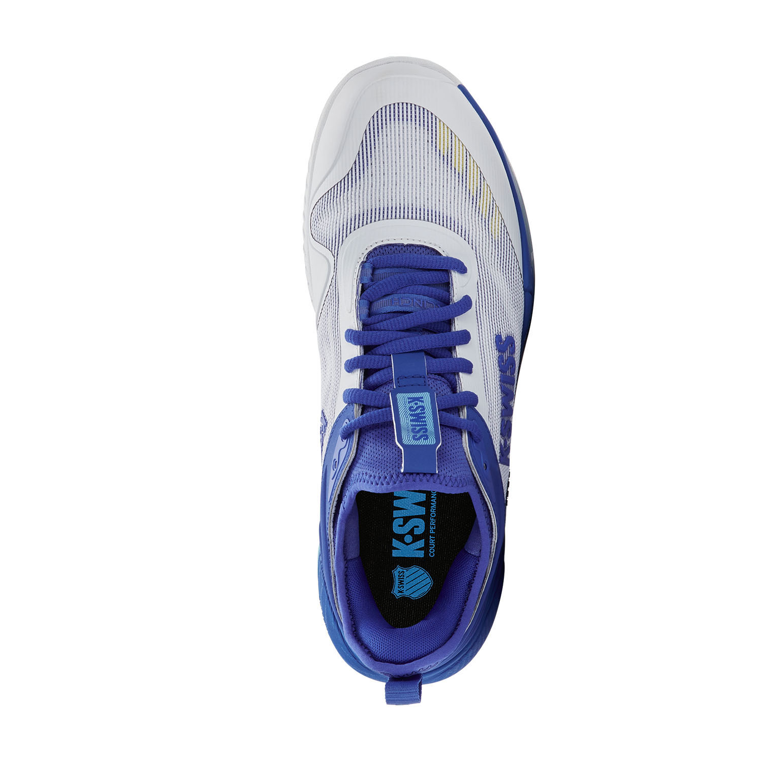 K-Swiss Hypercourt Pinnacle - White/Dazzling Blue/Baltic Sea