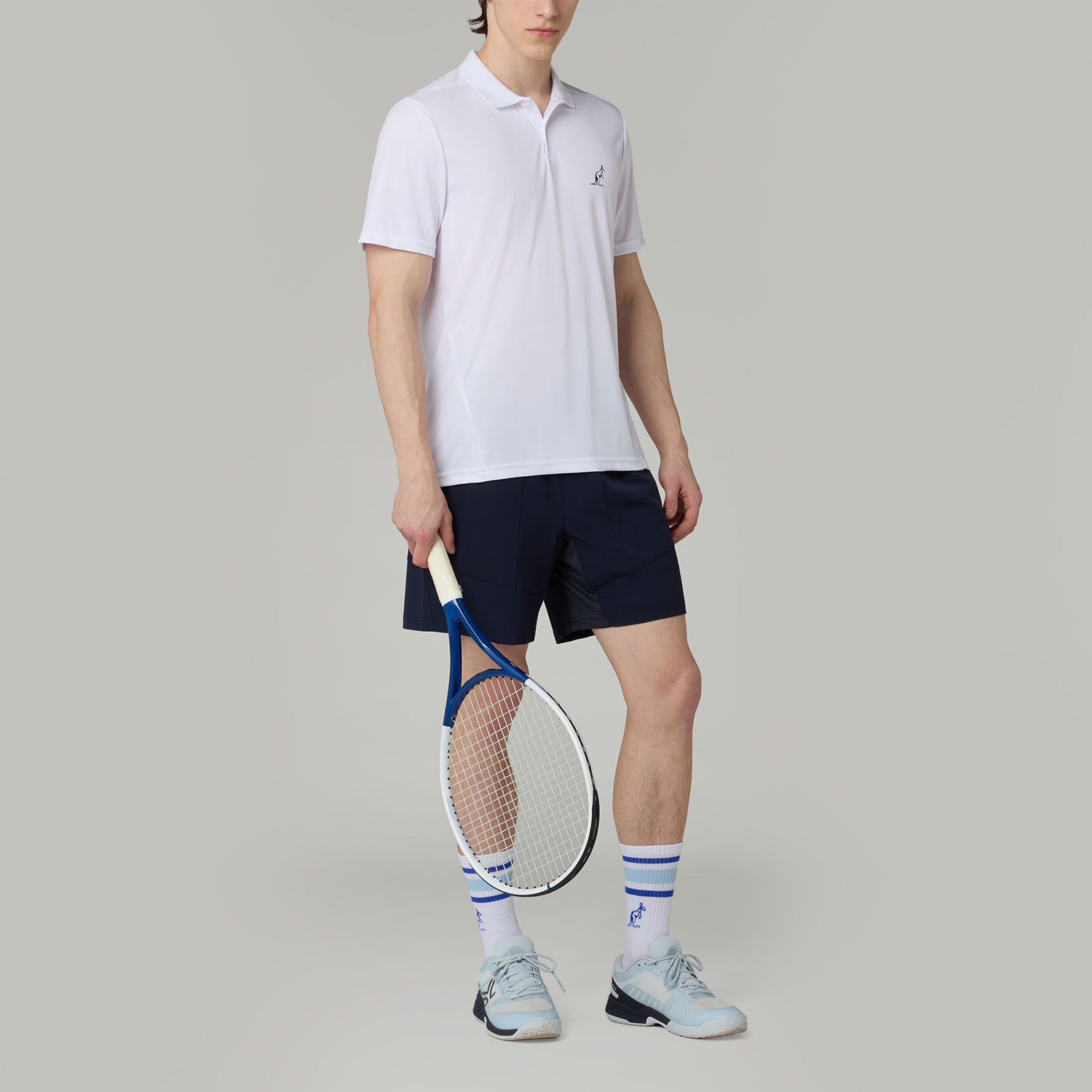 Australian Court Ace Polo - Bianco/Blu