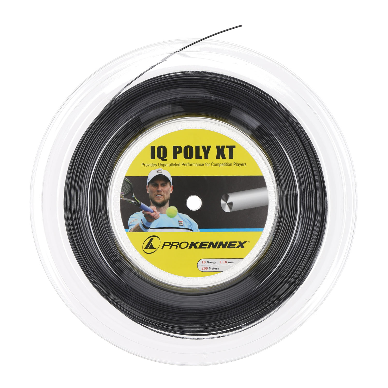 ProKennex IQ Poly XT 1.18 Reel 200 m - Black