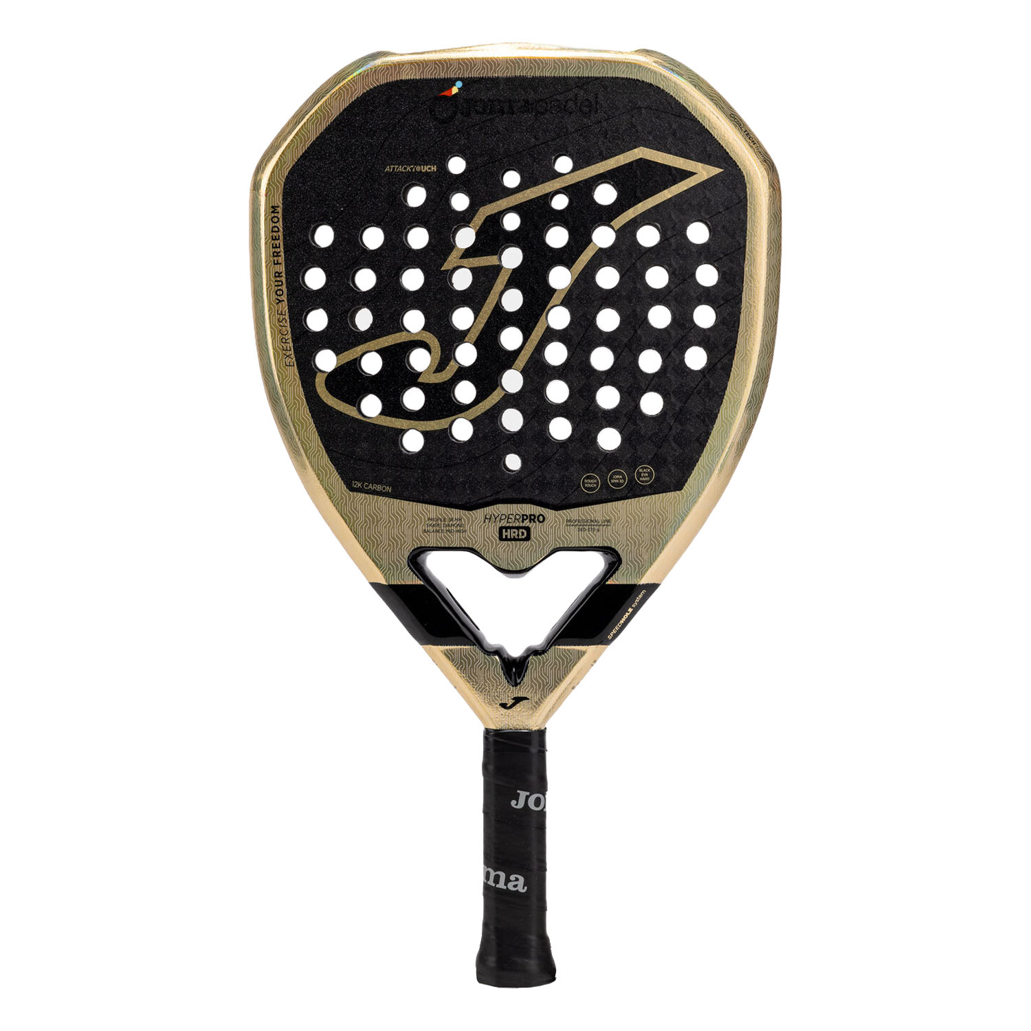 Joma Hyper Pro HRD Padel - Black/Beige