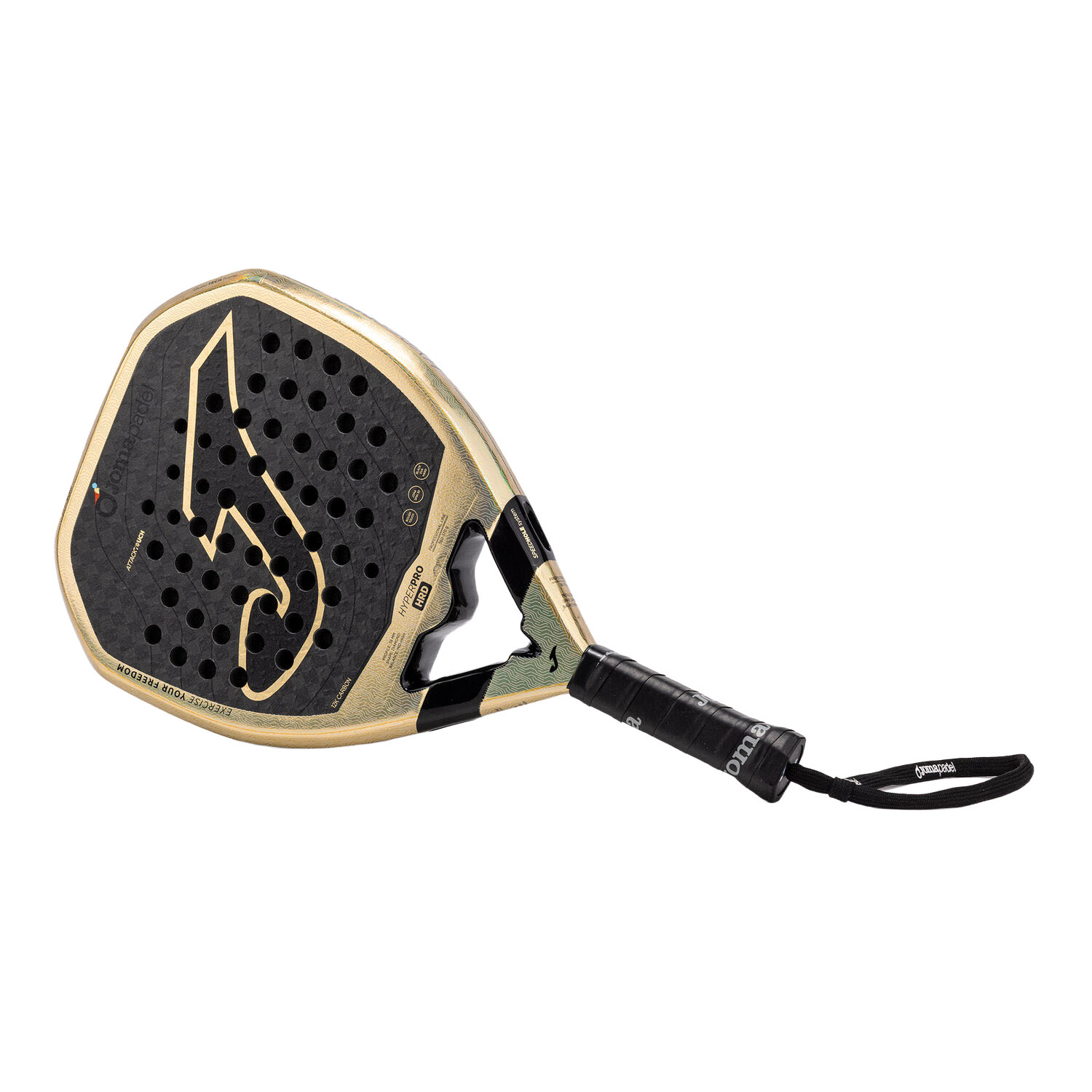 Joma Hyper Pro HRD Padel - Black/Beige