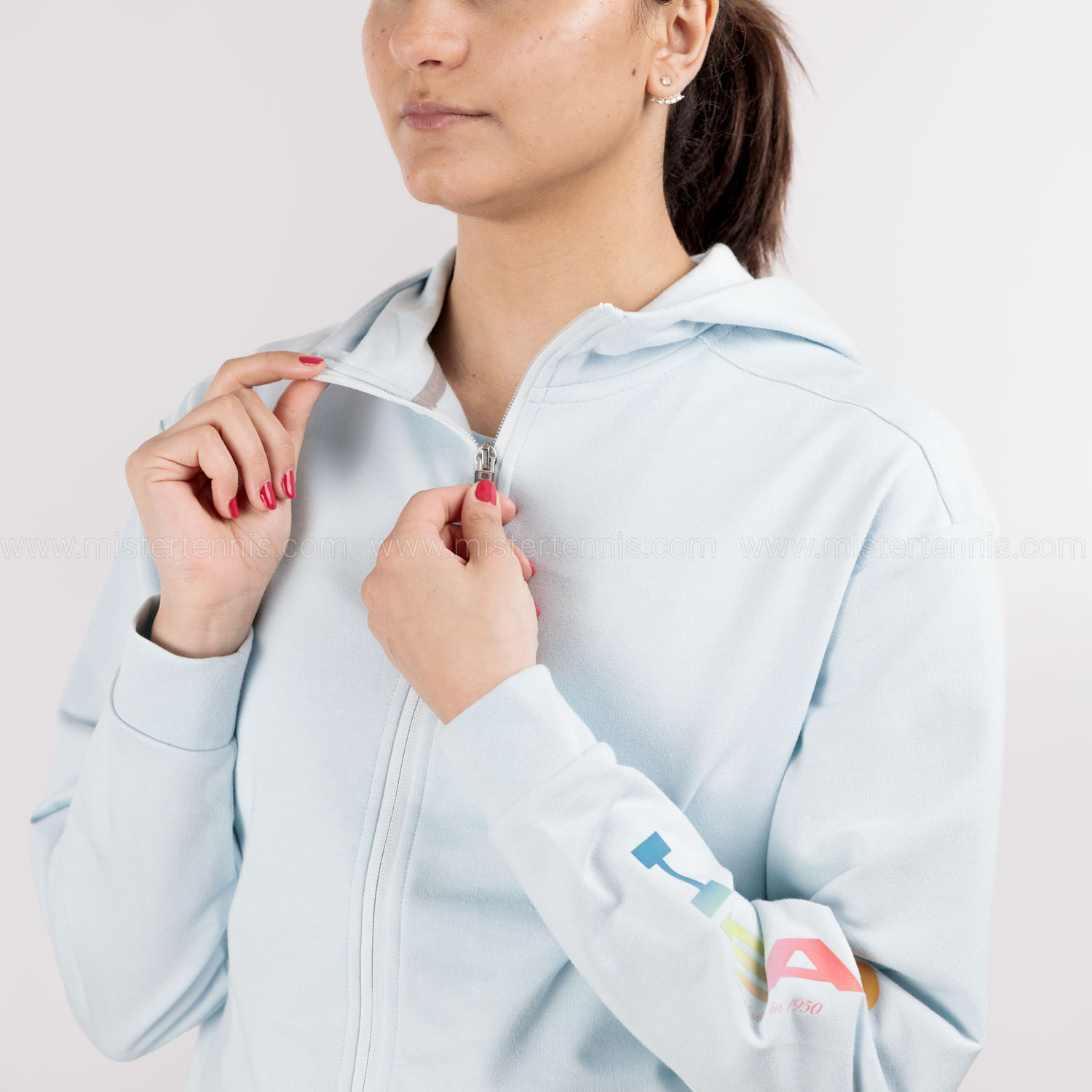 HEAD Rally Graphic Sudadera - Light Blue