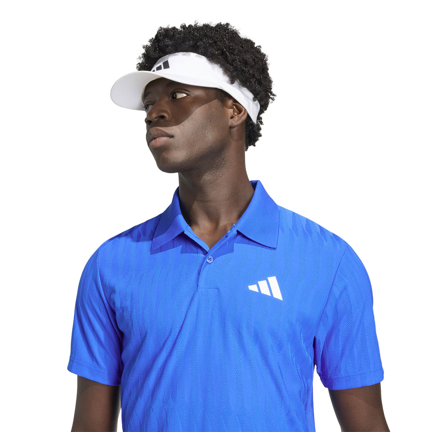 adidas CLIMACOOL+ FreeLift Men's Tennis Polo - Glory Blue