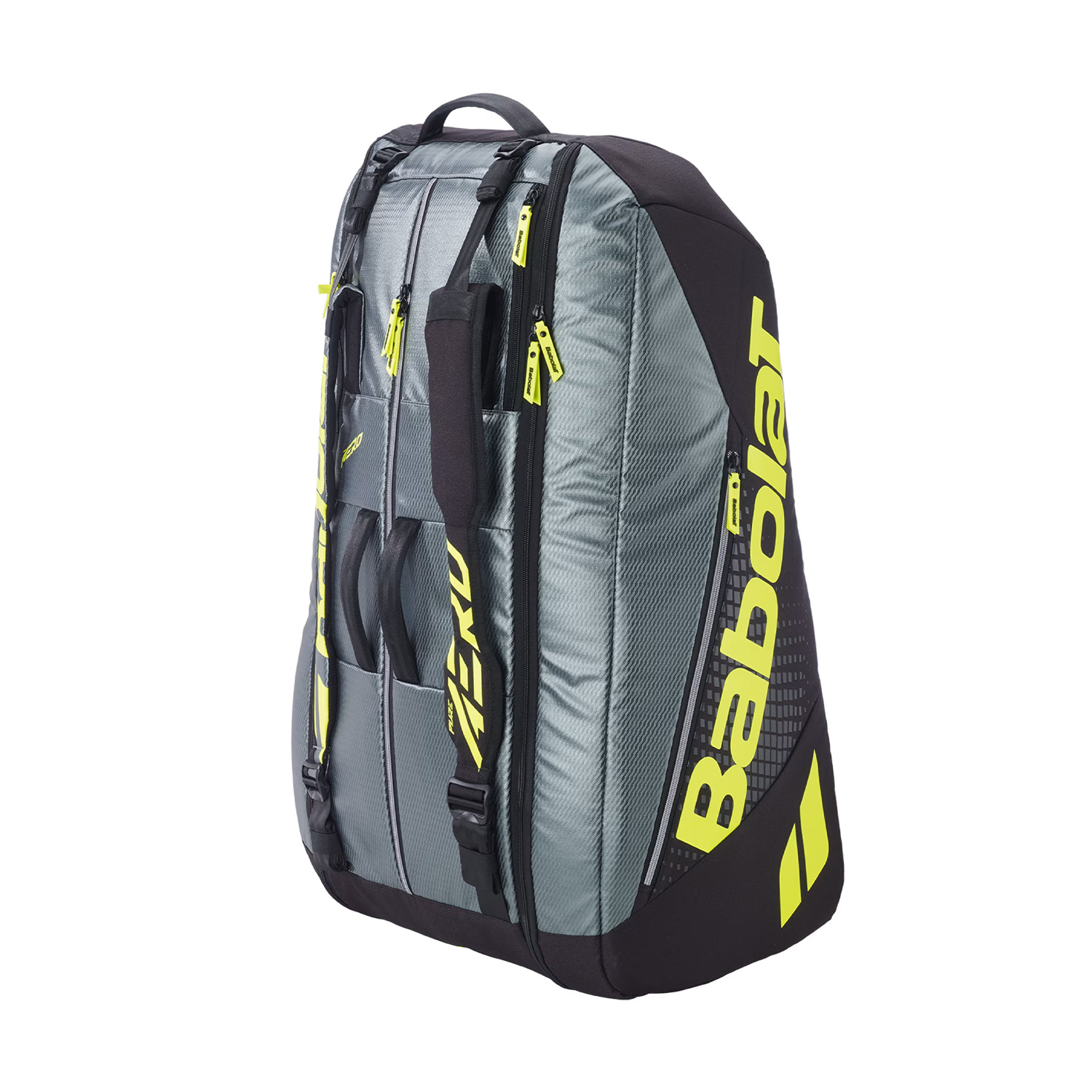 Babolat Pure Aero x 12 Bolsas - Metallic Grey/Black/Fluo Yellow