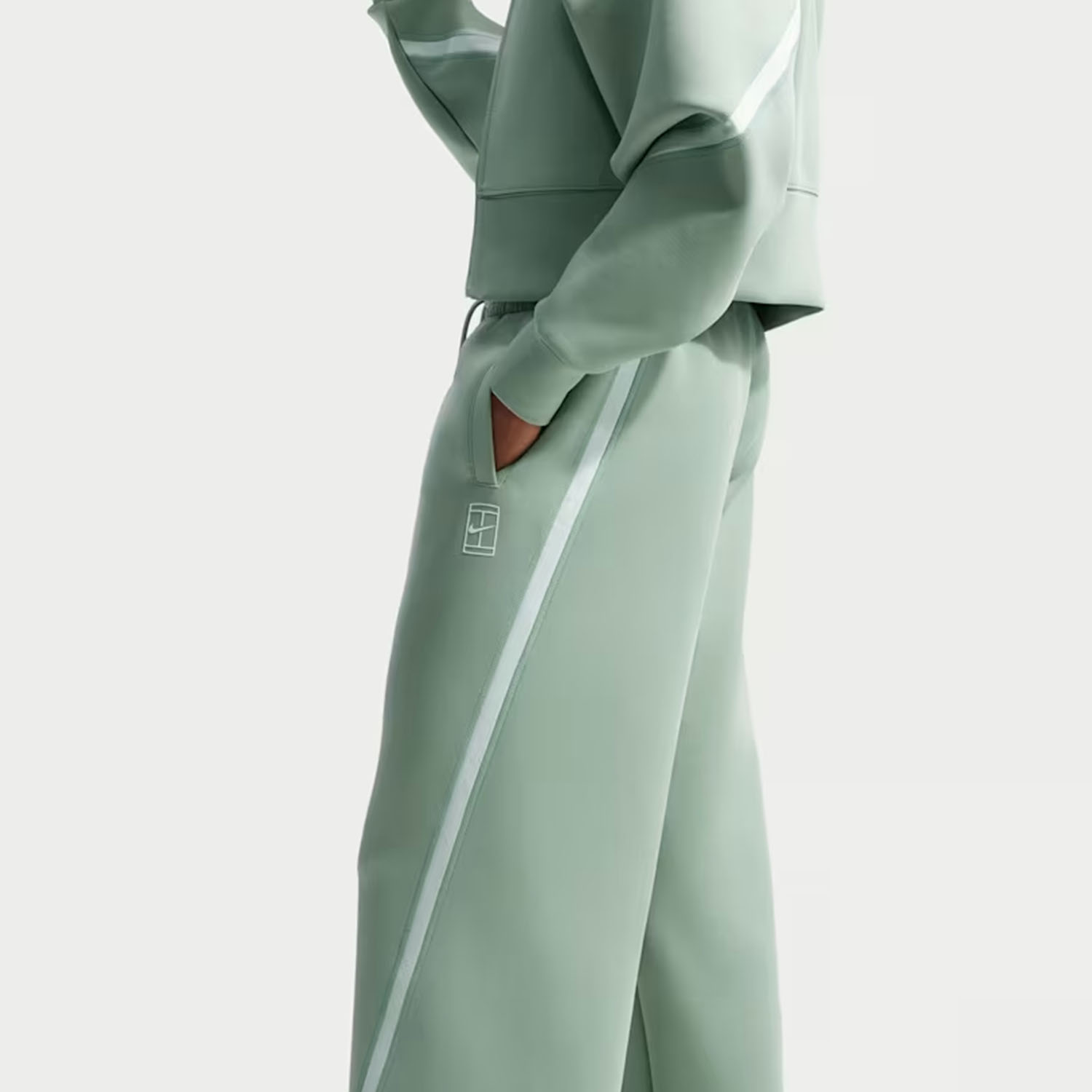 Nike Court Advantage Pants - Steam/White