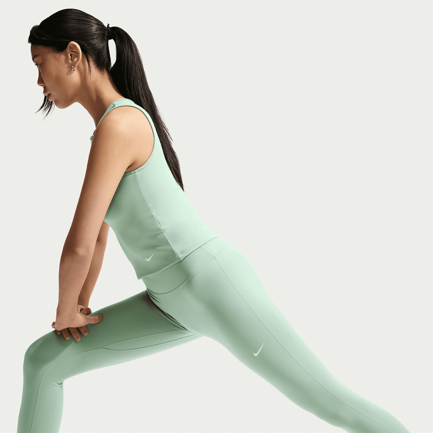 Nike One Logo 7/8 Tights - Steam/White