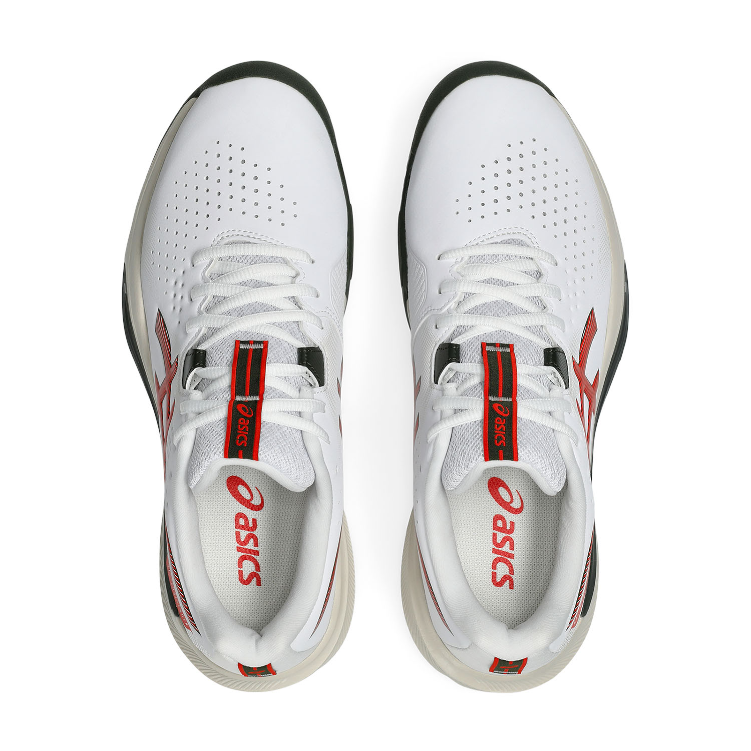 Asics Gel Challenger 15 Men's Tennis Shoes - White/Cherry Tomato