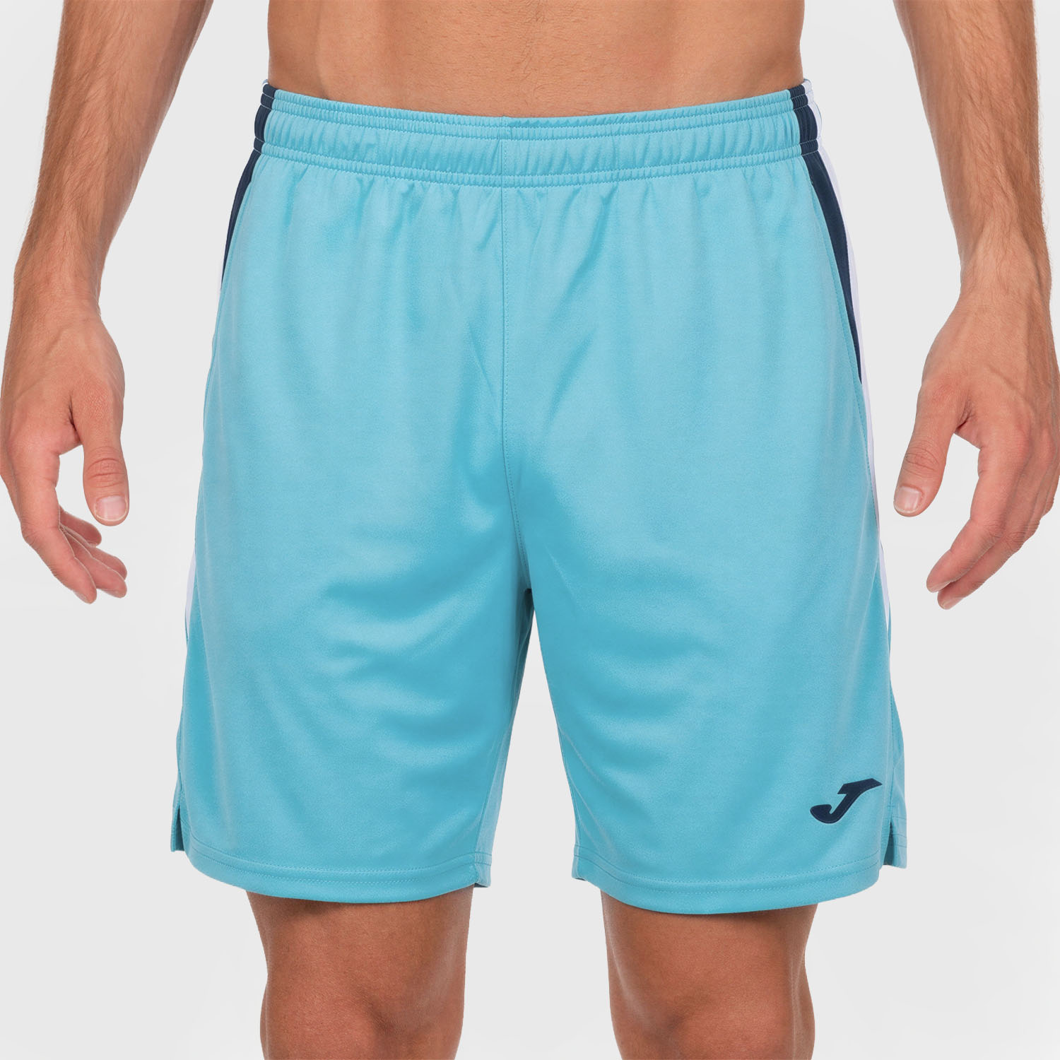 ☆JOMA☆ Joma Terra 7in Men's Tennis Shorts - Fluor Turquoise/Dark Navy