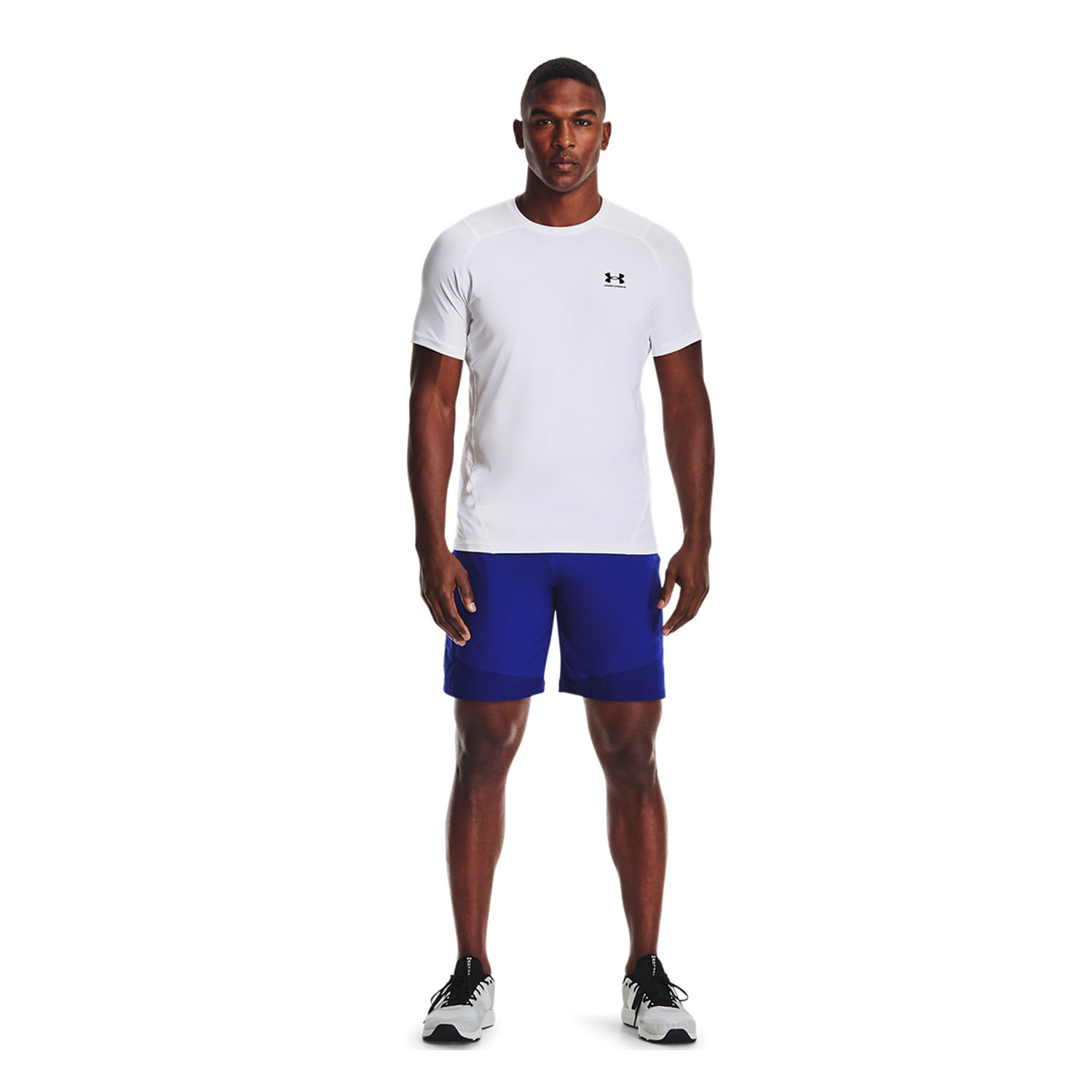 Under Armour HeatGear Knit Camiseta - White/Black