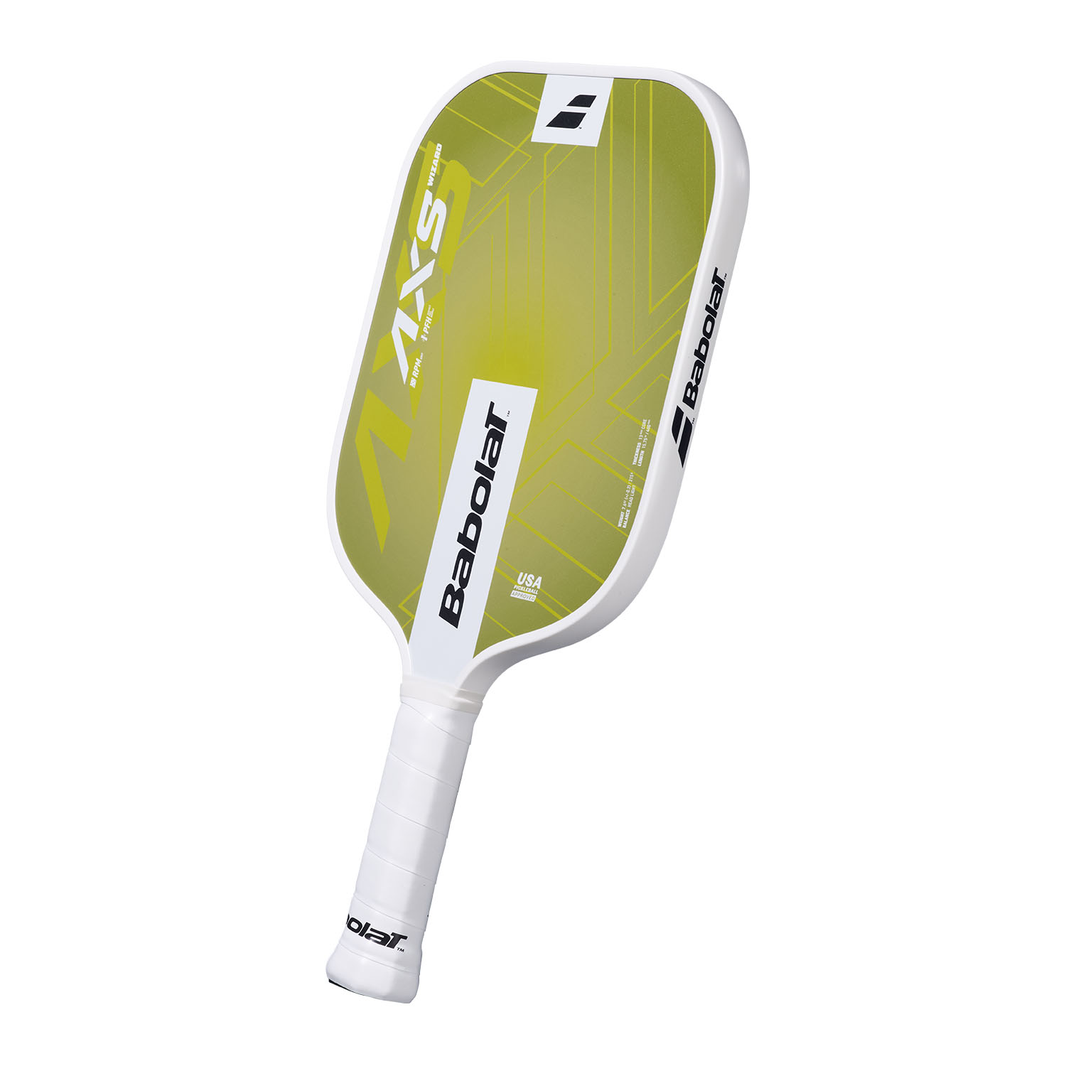 Babolat Wizard AXS Pickleball - Light Green/White