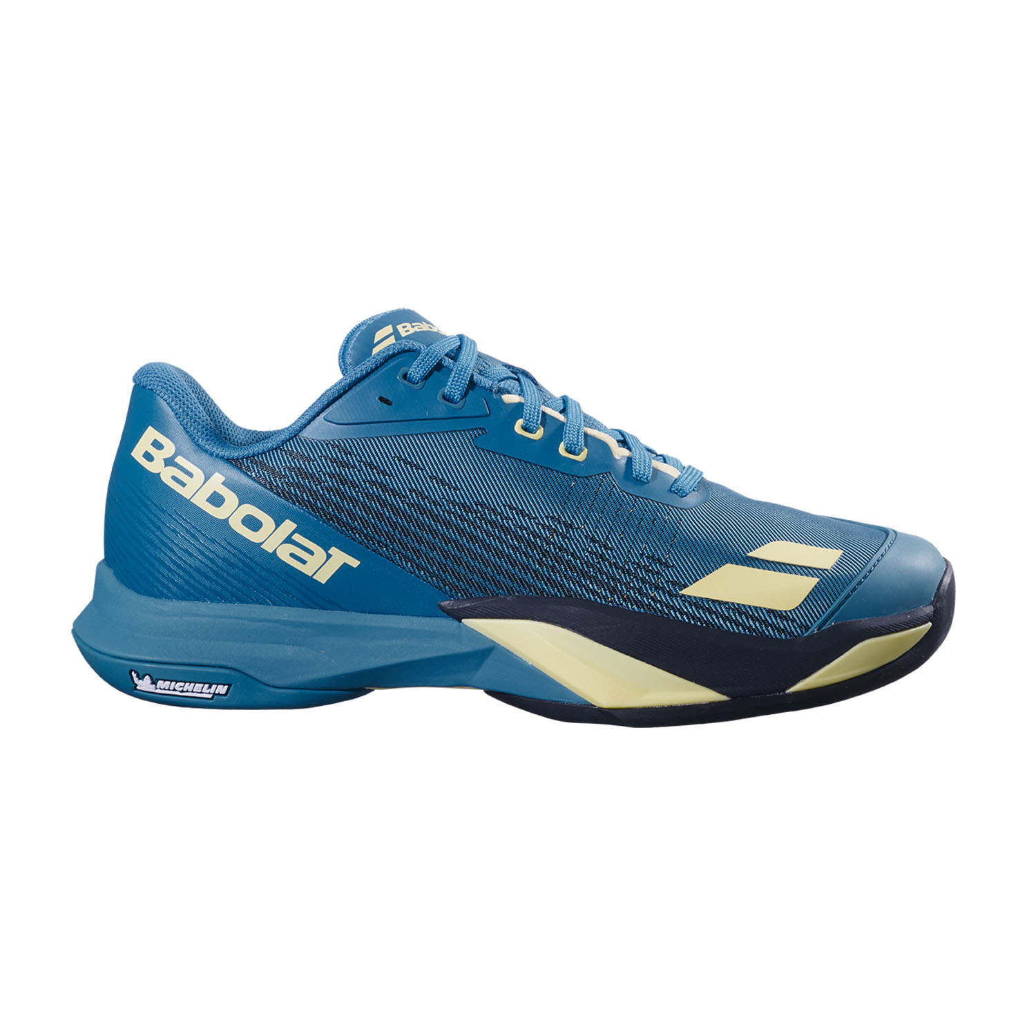 Babolat Jet Mach 4 All Court - Blue/Lime Yellow