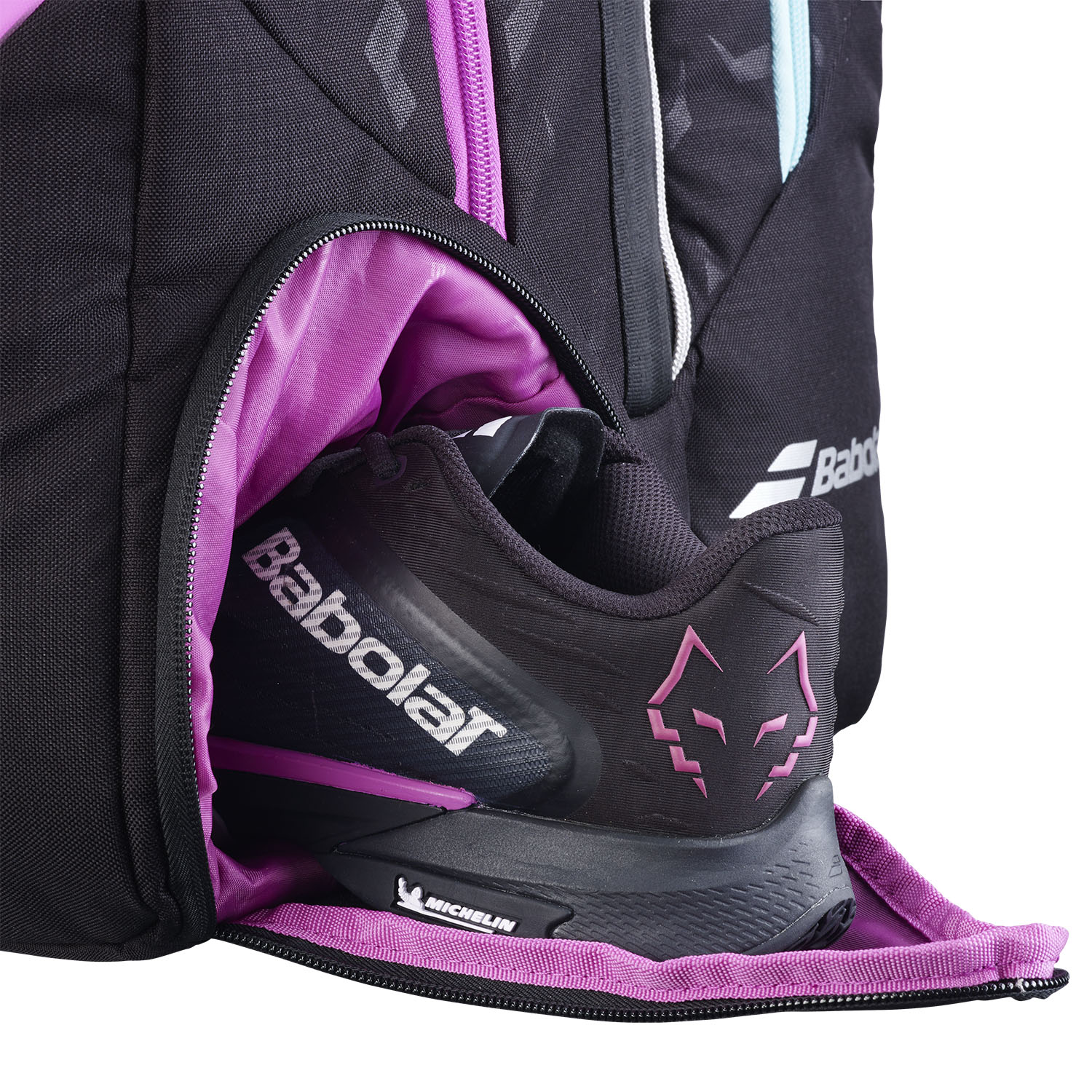 Babolat RH Pro Juan Lebrón Borsa - Black/Purple/Light Green