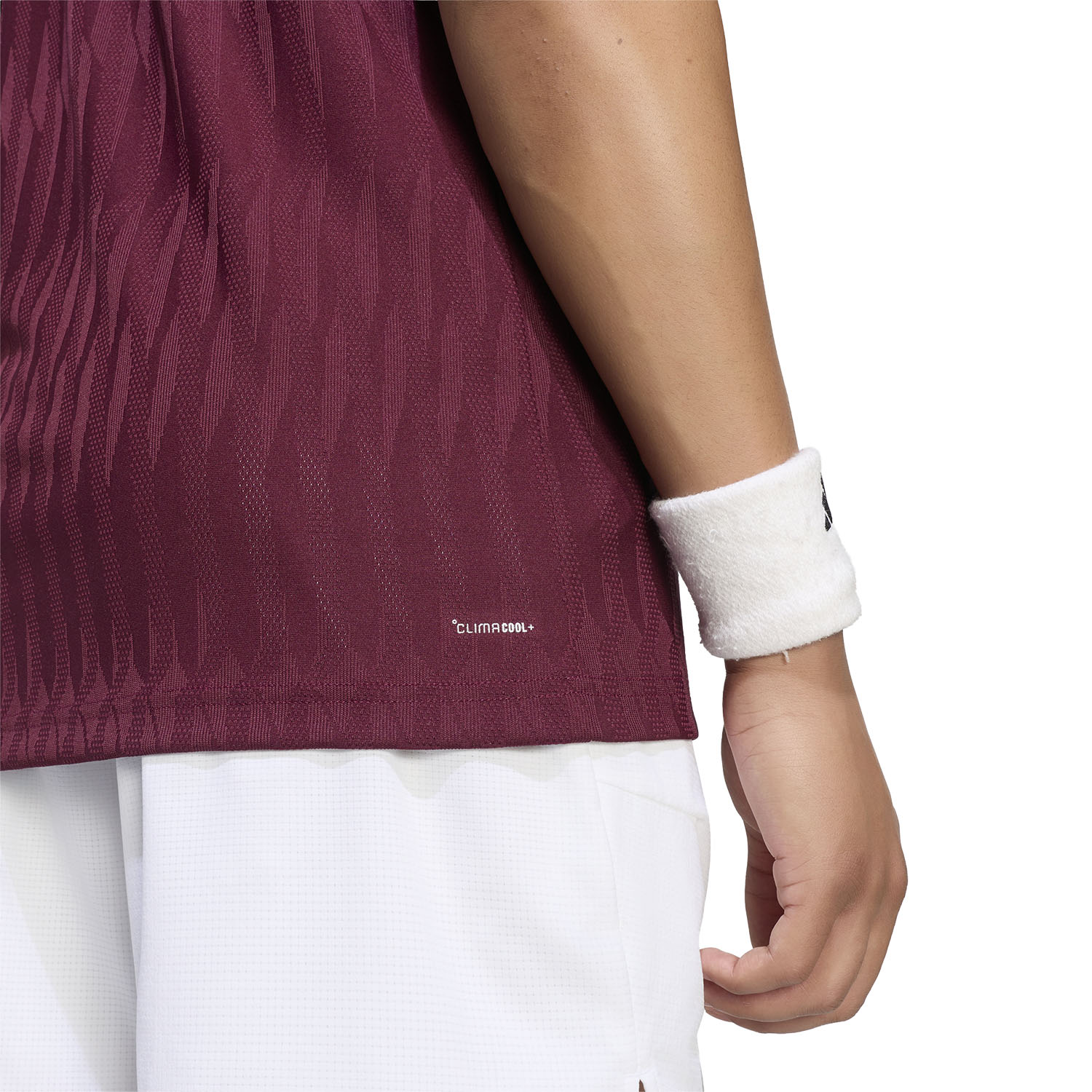 adidas CLIMACOOL+ FreeLift Polo - Maroon
